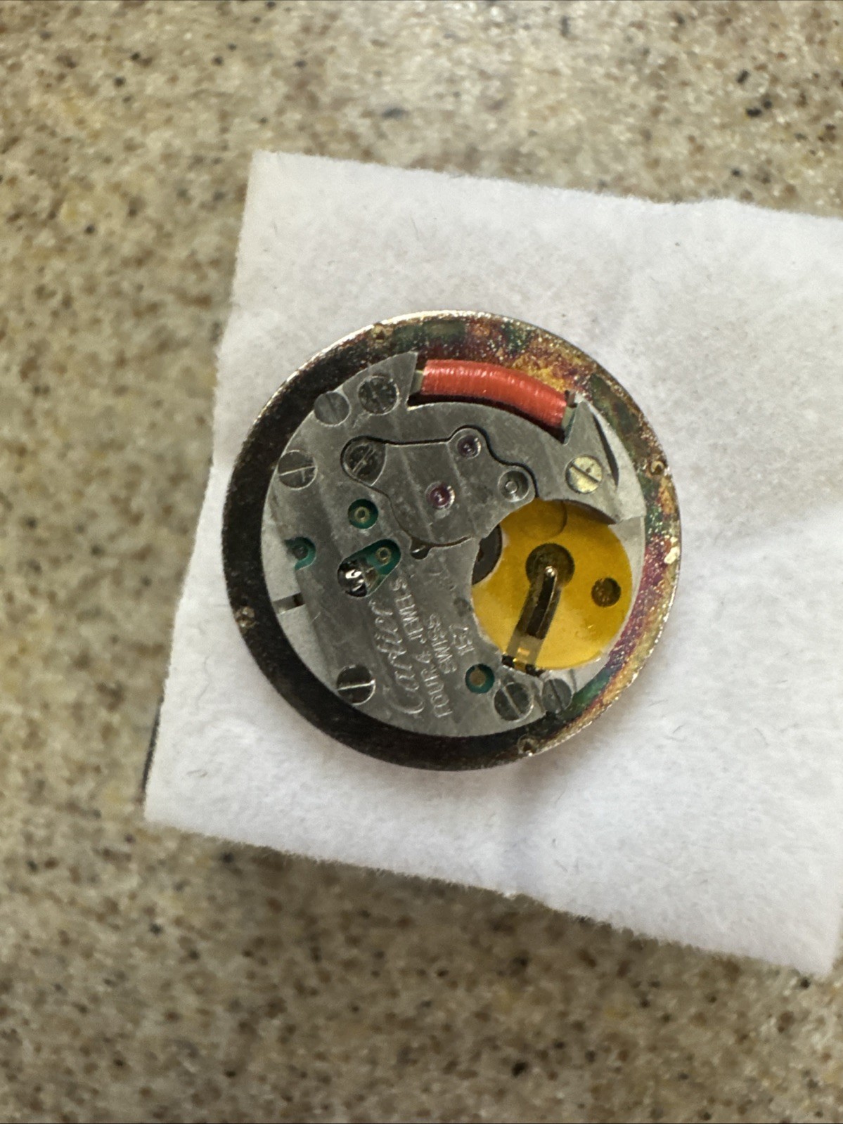 Cartier 157 Movement Dial And Hands