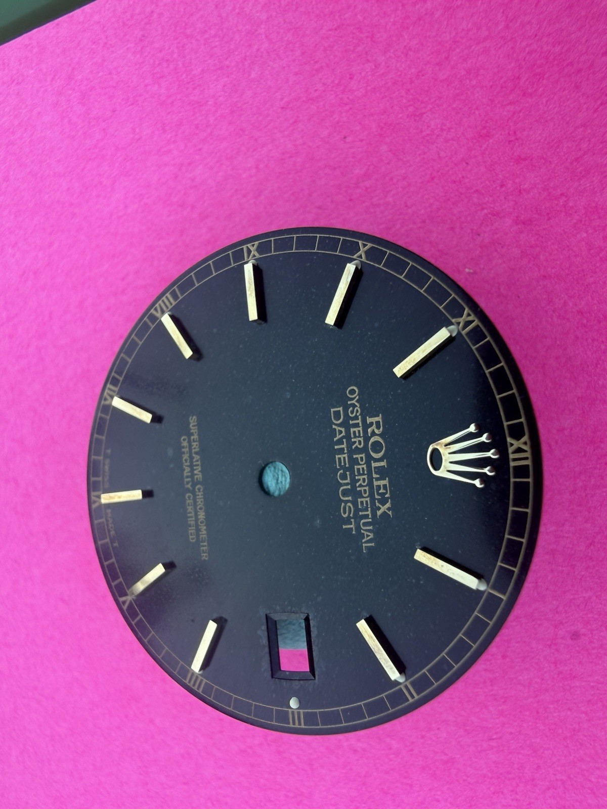 Rolex Original 36mm Datejust Black dial TwoTone 16013, 16233, gold markers