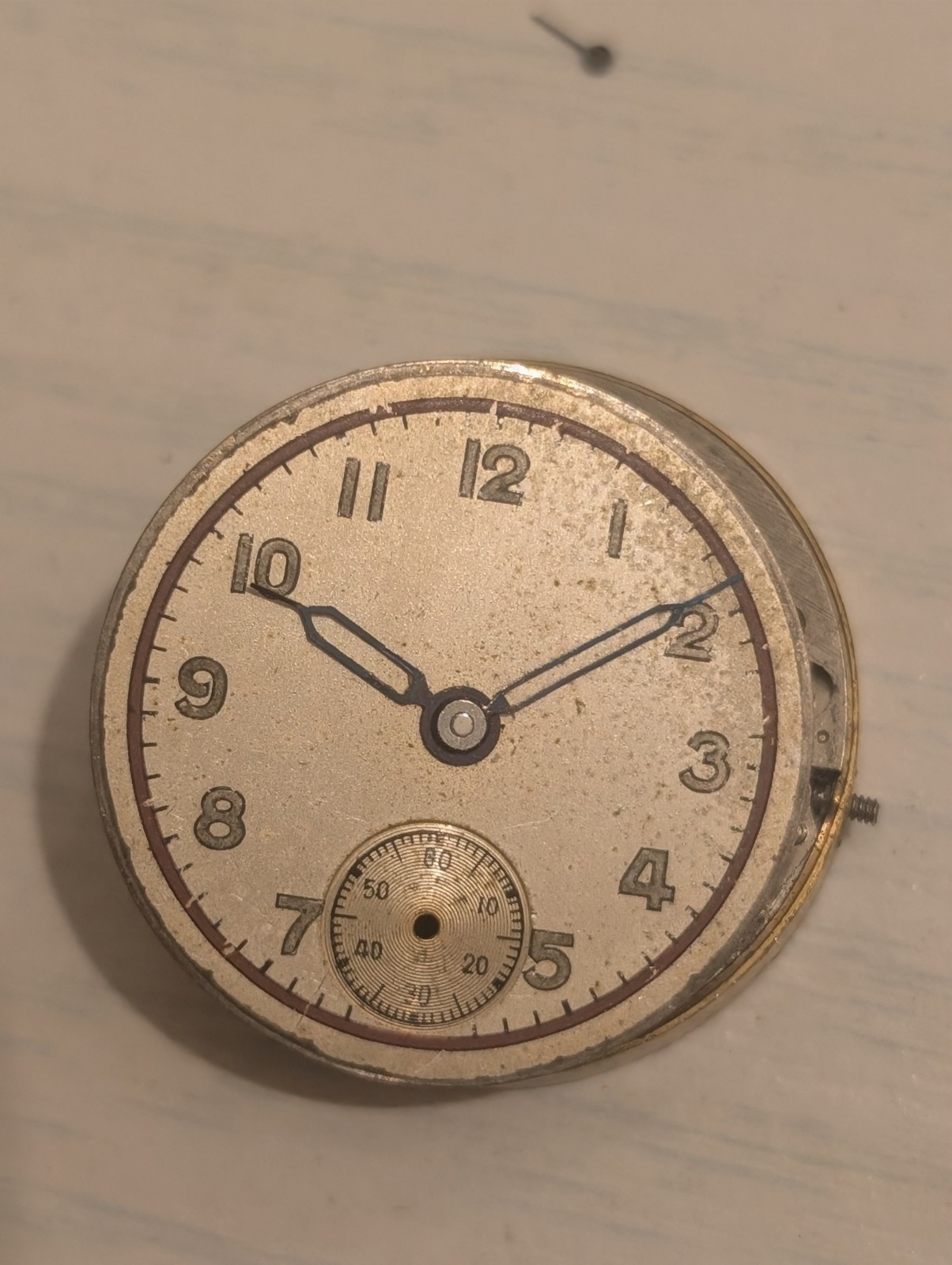 Vintage AS 984 Mechanical Watch Movement (Runs But Untested)