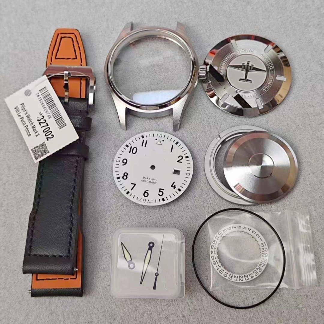 40mm Stainless Watch case kit For 2824 Movement After-sales Accessories DIY