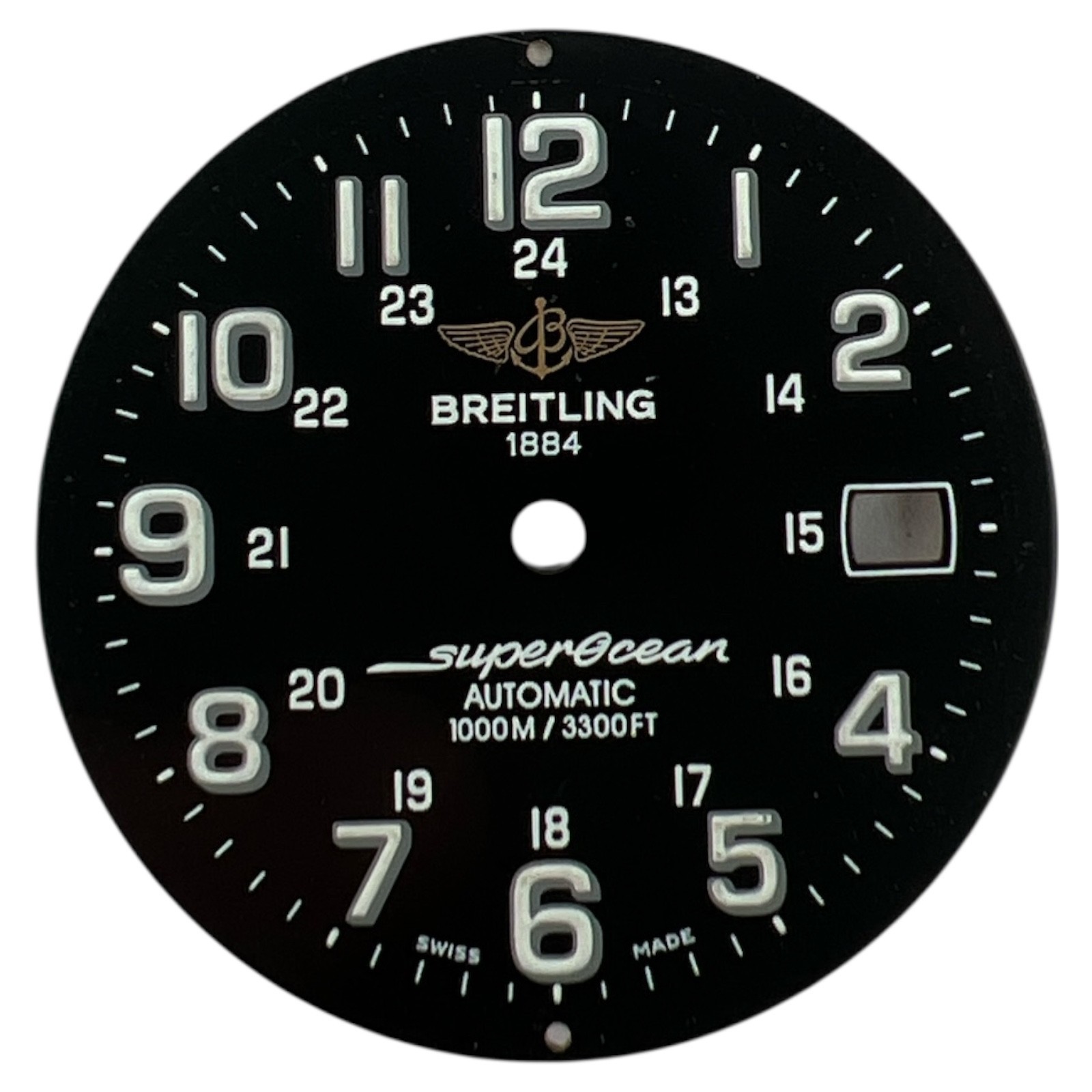 Genuine Breitling Superocean 42mm Arabic Dial Black A17360
