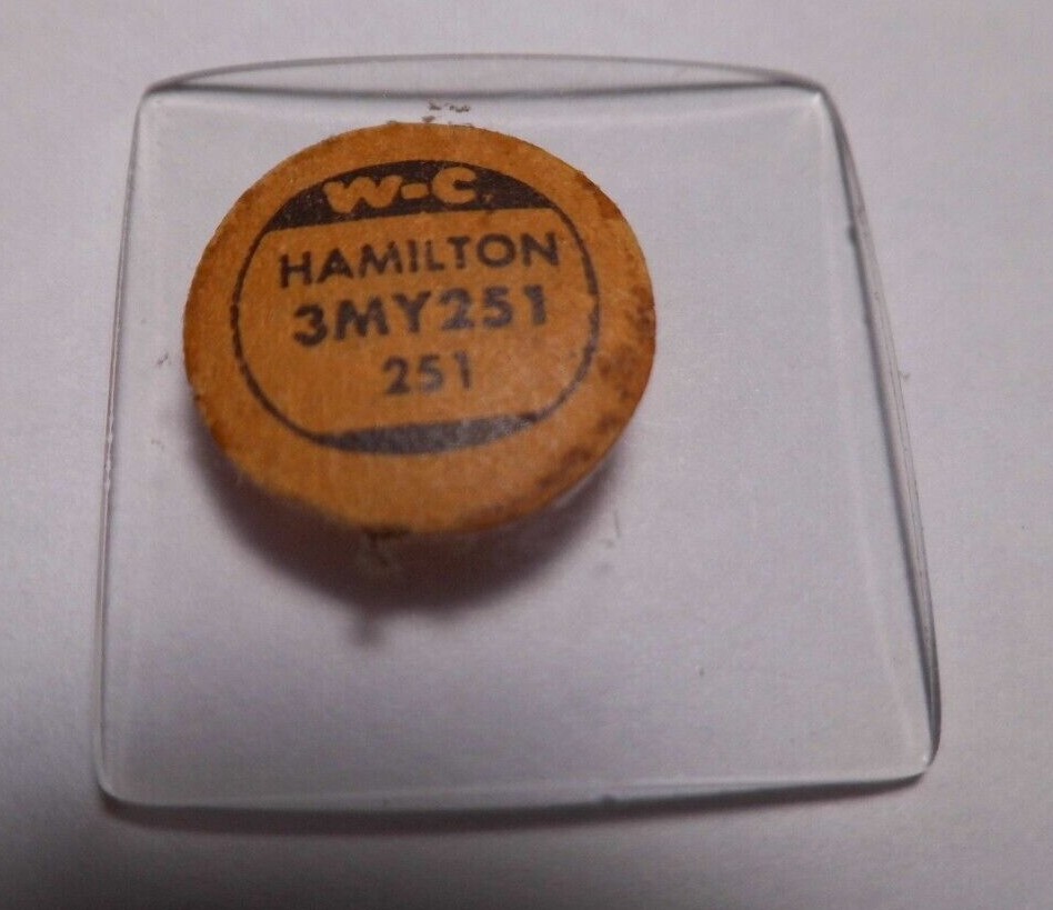 WC (Watch Craft) Glass Wristwatch Crystals- Hamilton Lot# 216