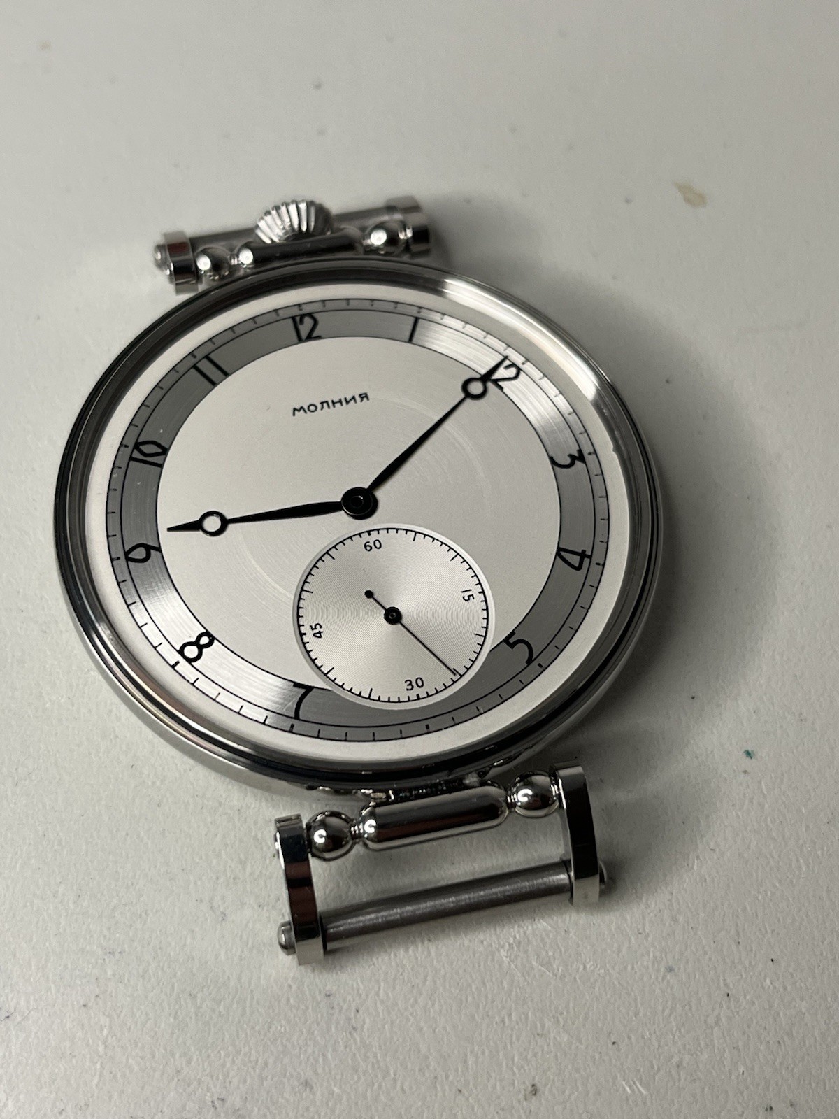 Molnija Marriage Watch Parts Set – Case Dial Hands – No Movement – Aftermarket