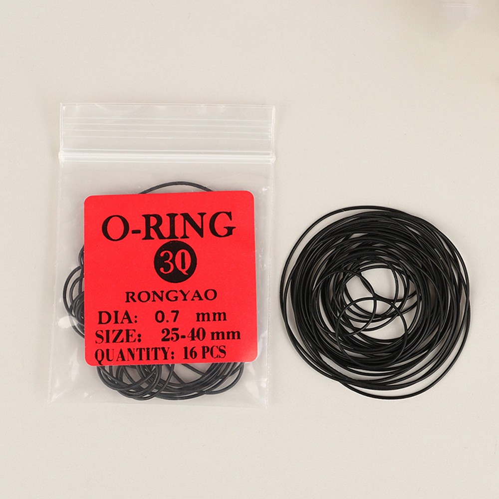 1 Bag Watch O-shaped Ring Rubber Watch Back Cover Gaskets For Watchmaker Repair