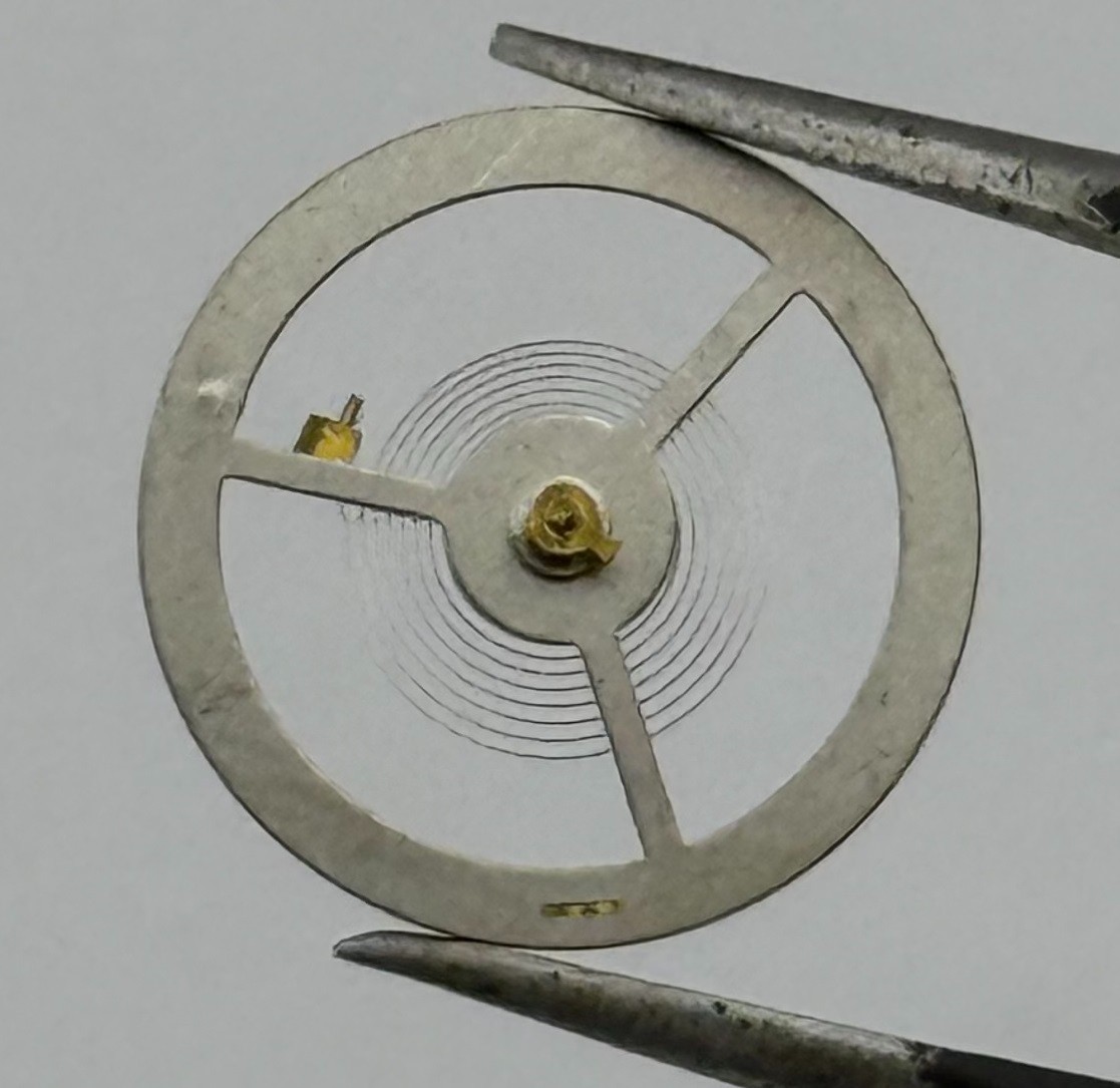 EB 8800 Balance Wheel Complete And Spring 12’’’ 4883 Watch Movement Parts NOS