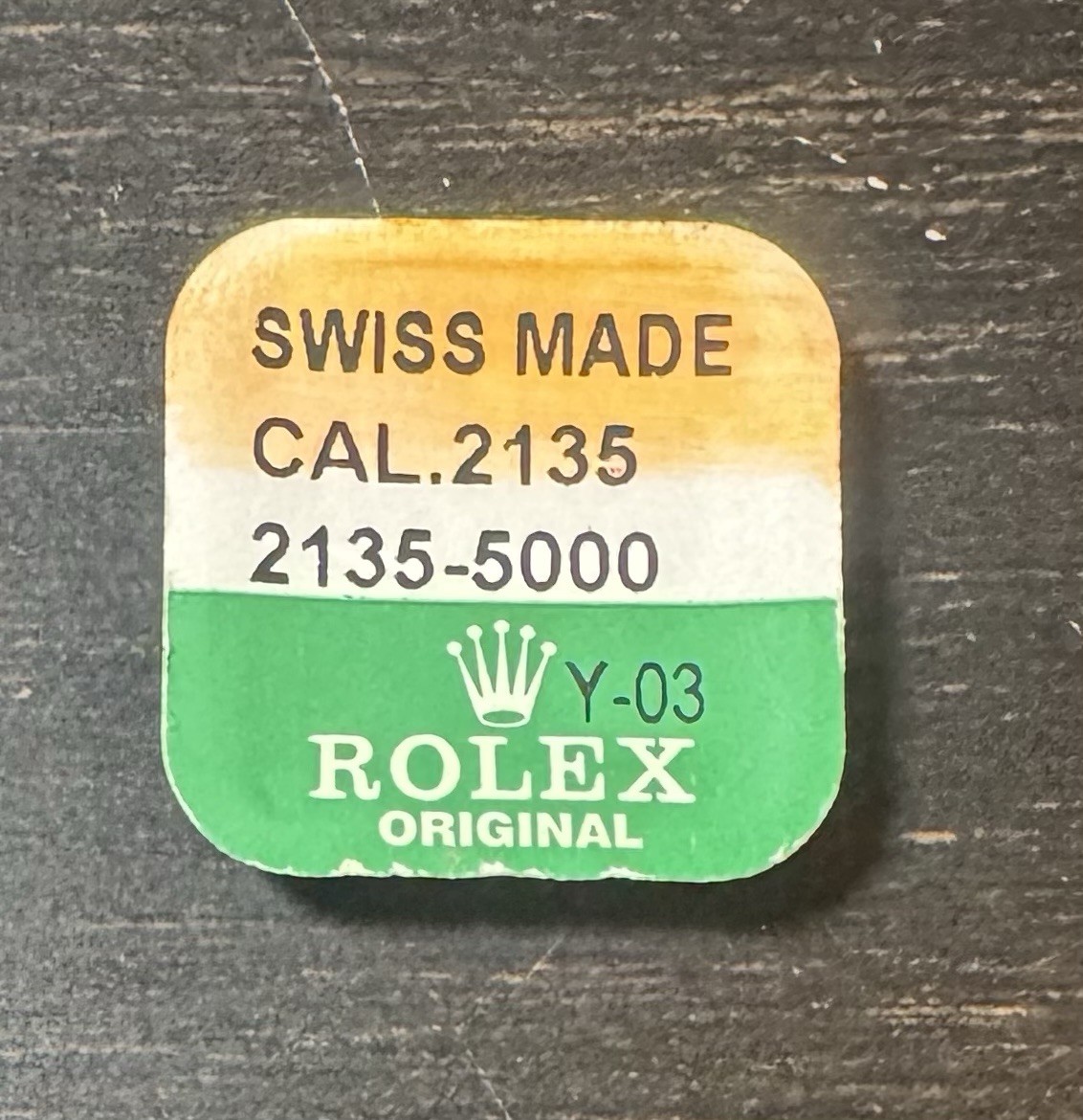Rolex Cal. 2135 Part 5000 Set Of Screws 2135-5000