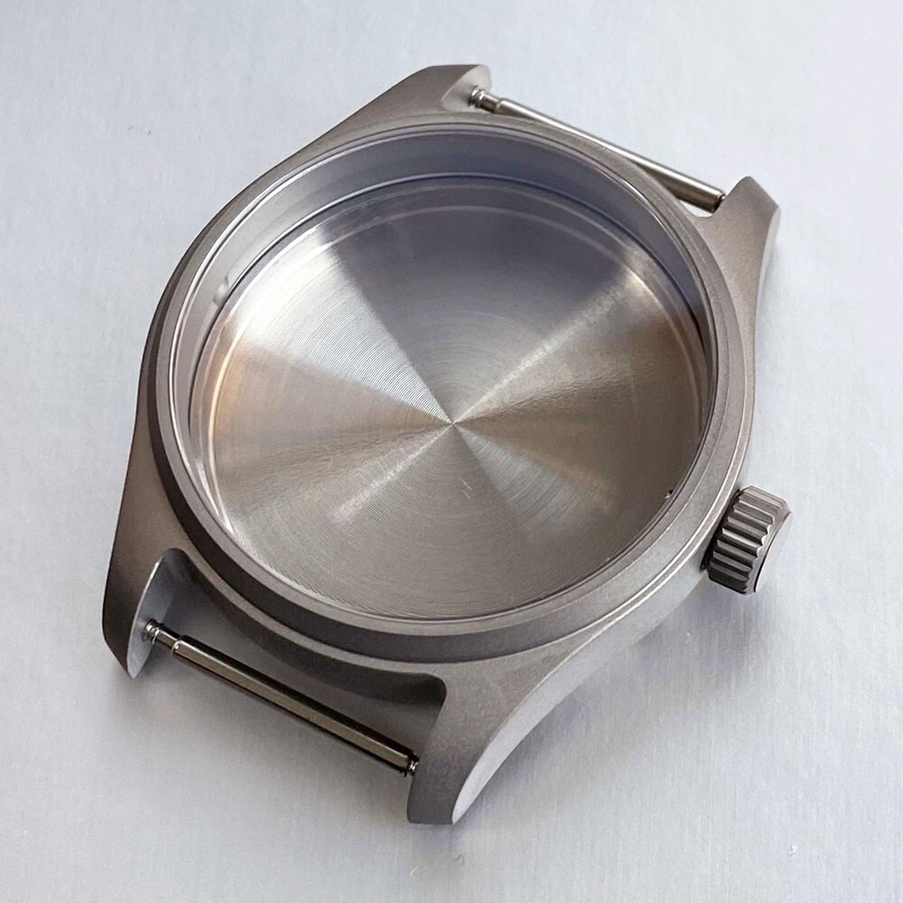 Titanium Case Sapphire Glass Watch Case Fit NH35 NH36 ETA2824 2836 Miyota 8215