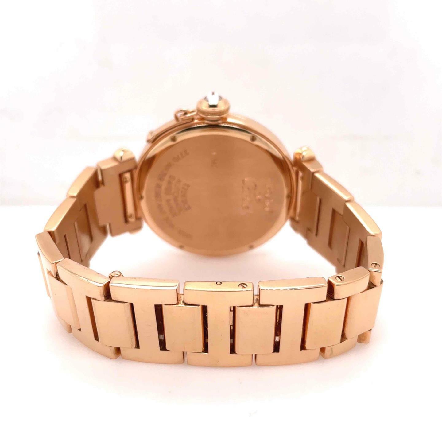 Cartier Pasha 18k Rose Gold with Factory Diamond Bezel 42 mm Ladies Watch 2770