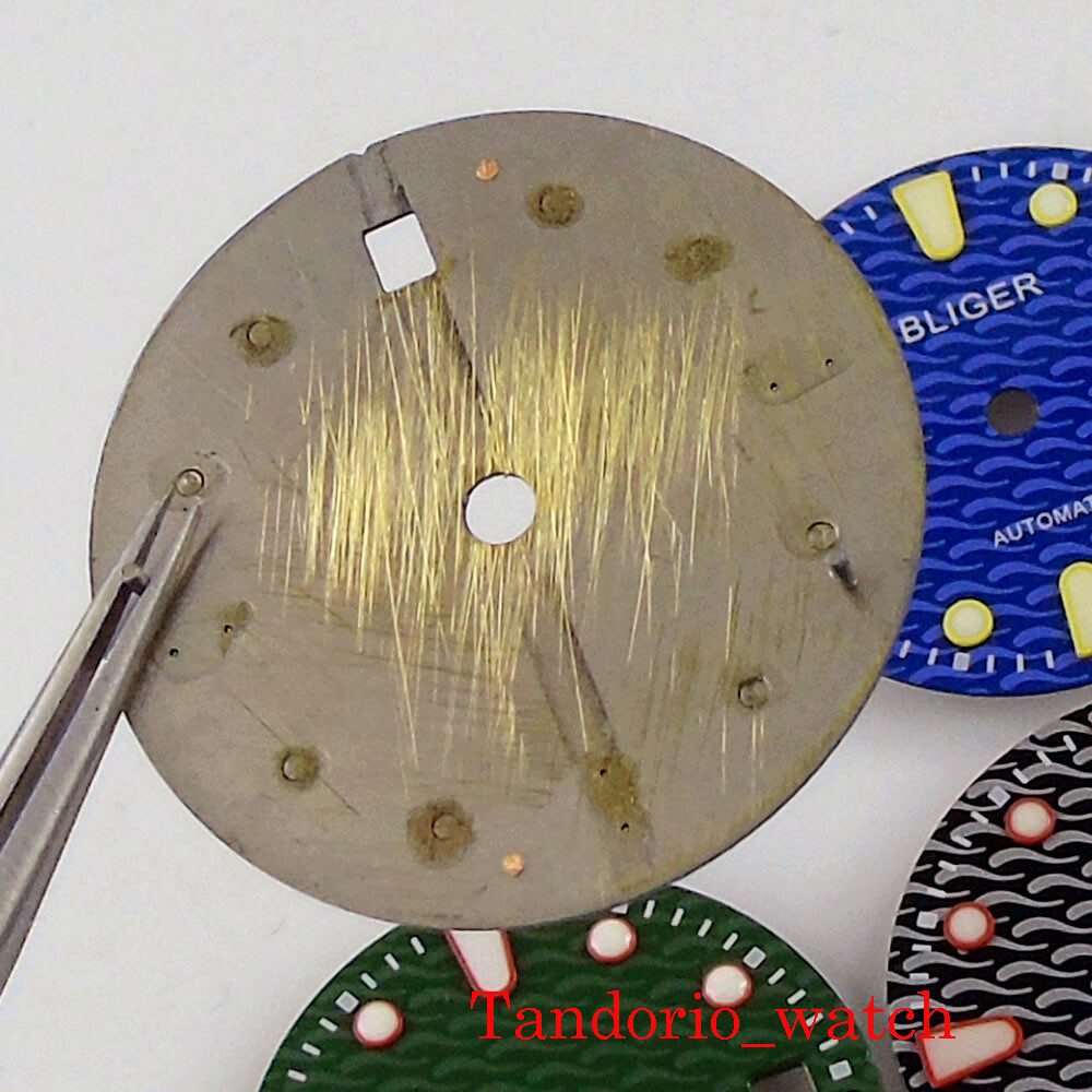 28.5mm Luminous Watch Dial Fit MIYOTA 8215 8205 ETA 2824 2836 Automatic Movement