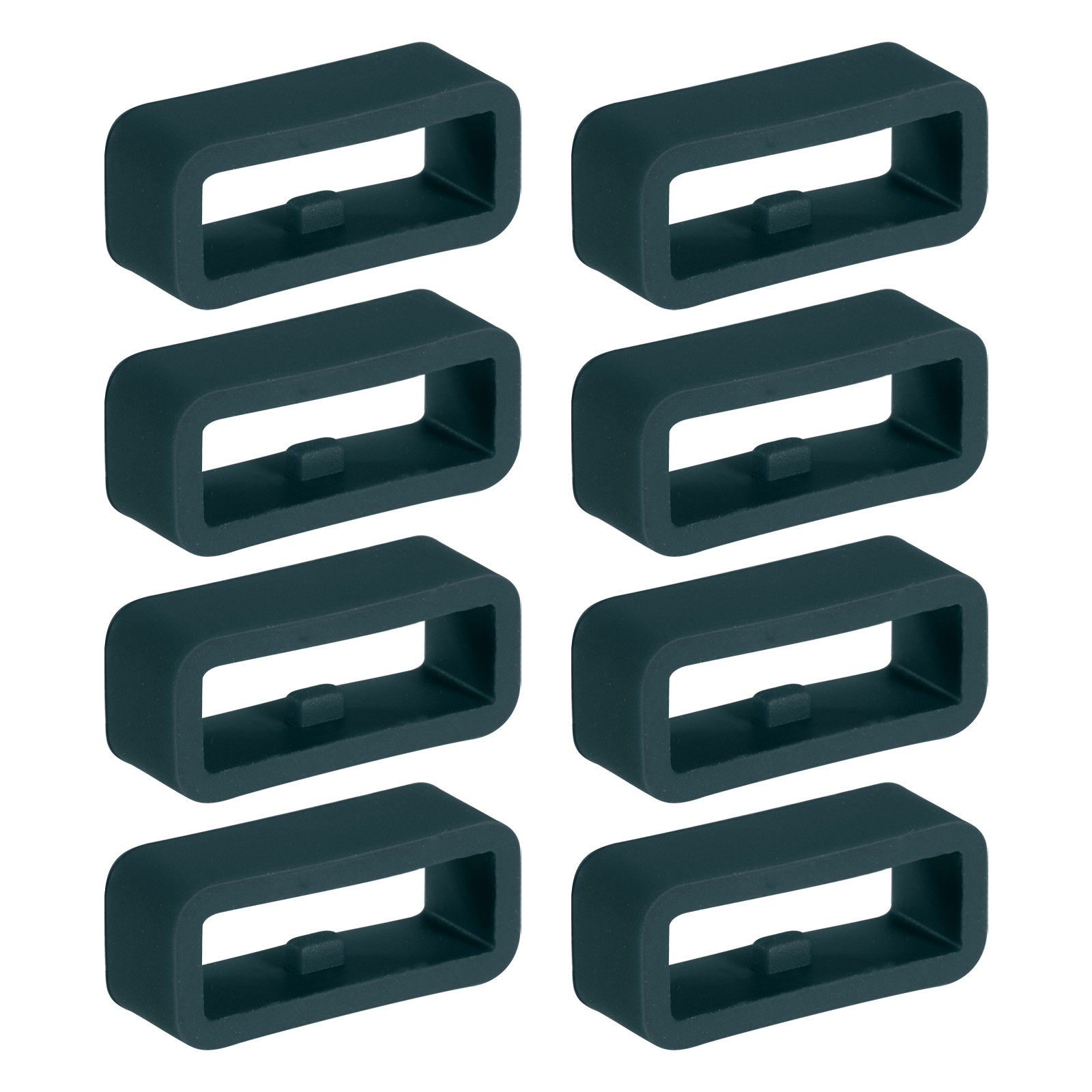 8 Pcs Watch Band Holder Loop, 16mm Universal Watch Replacement Band, Dark Green