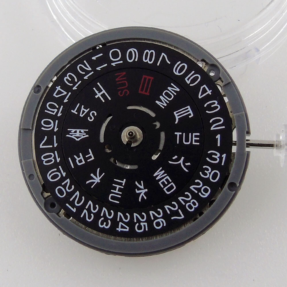 Genuine NH35/NH36 Automatic Watch Movement Black/White Date Fit 3/3.8/9 o’clock