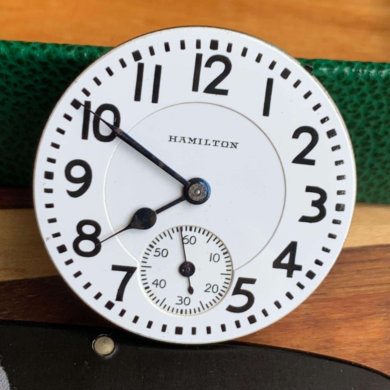 1925 Hamilton Grade 992 16S 21 Jewels Pocket Watch Movement Runs Needs Service