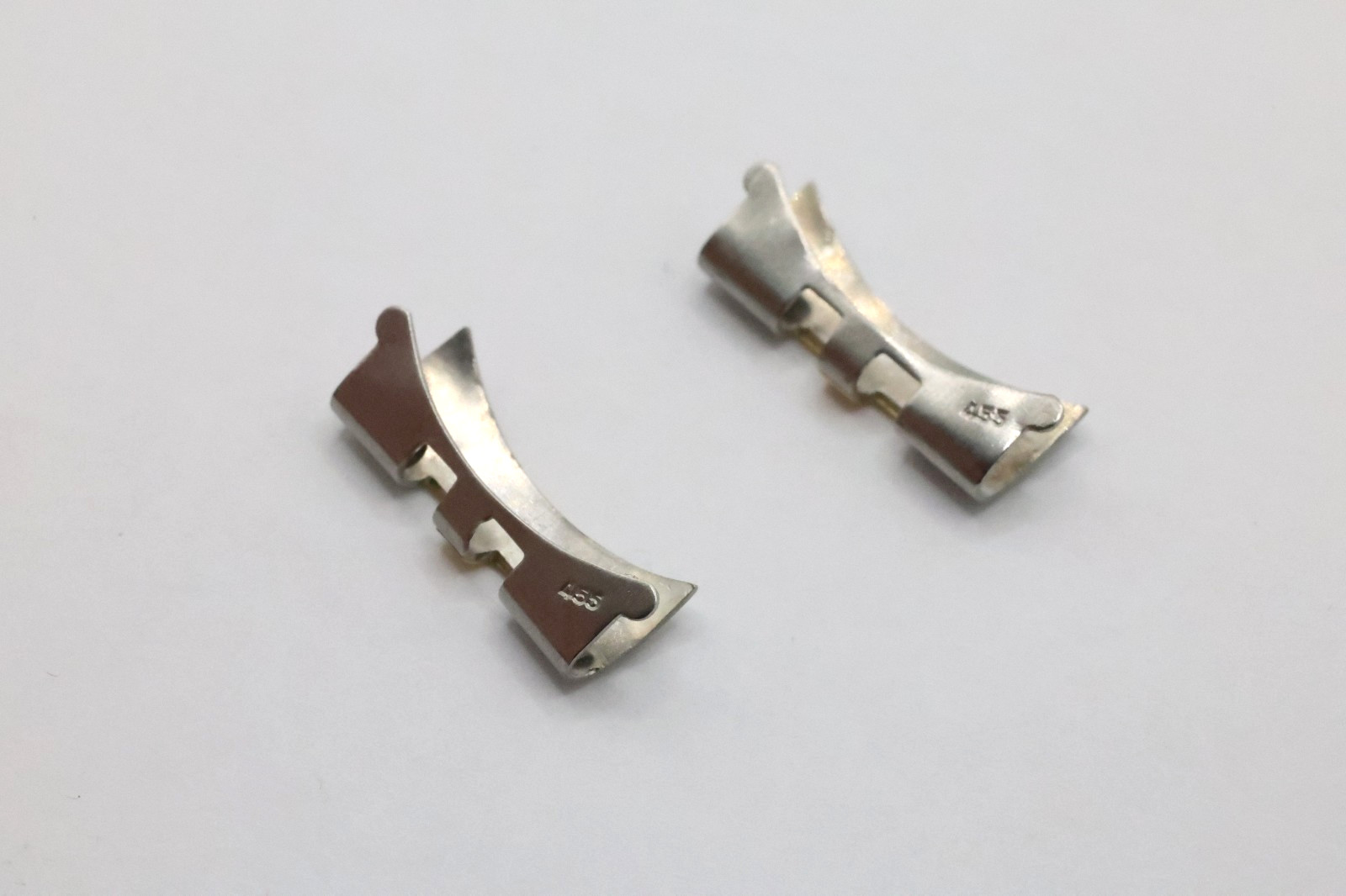 Authentic 455 Rolex 20mm End Links Yellow Gold & Stainless Steel #529