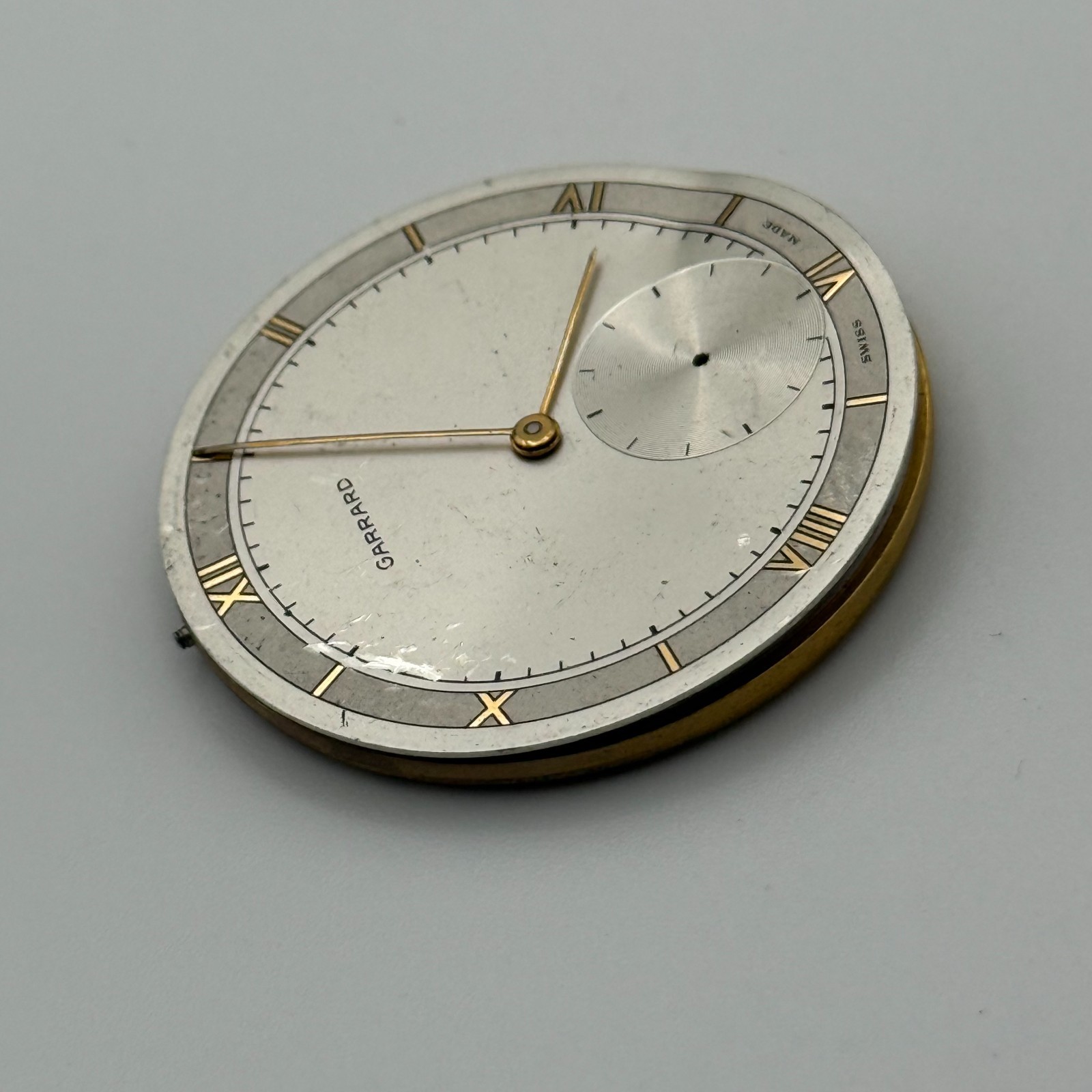 Vertex Revue 65 Pocket Watch Movement – Garrard – Parts / Repair