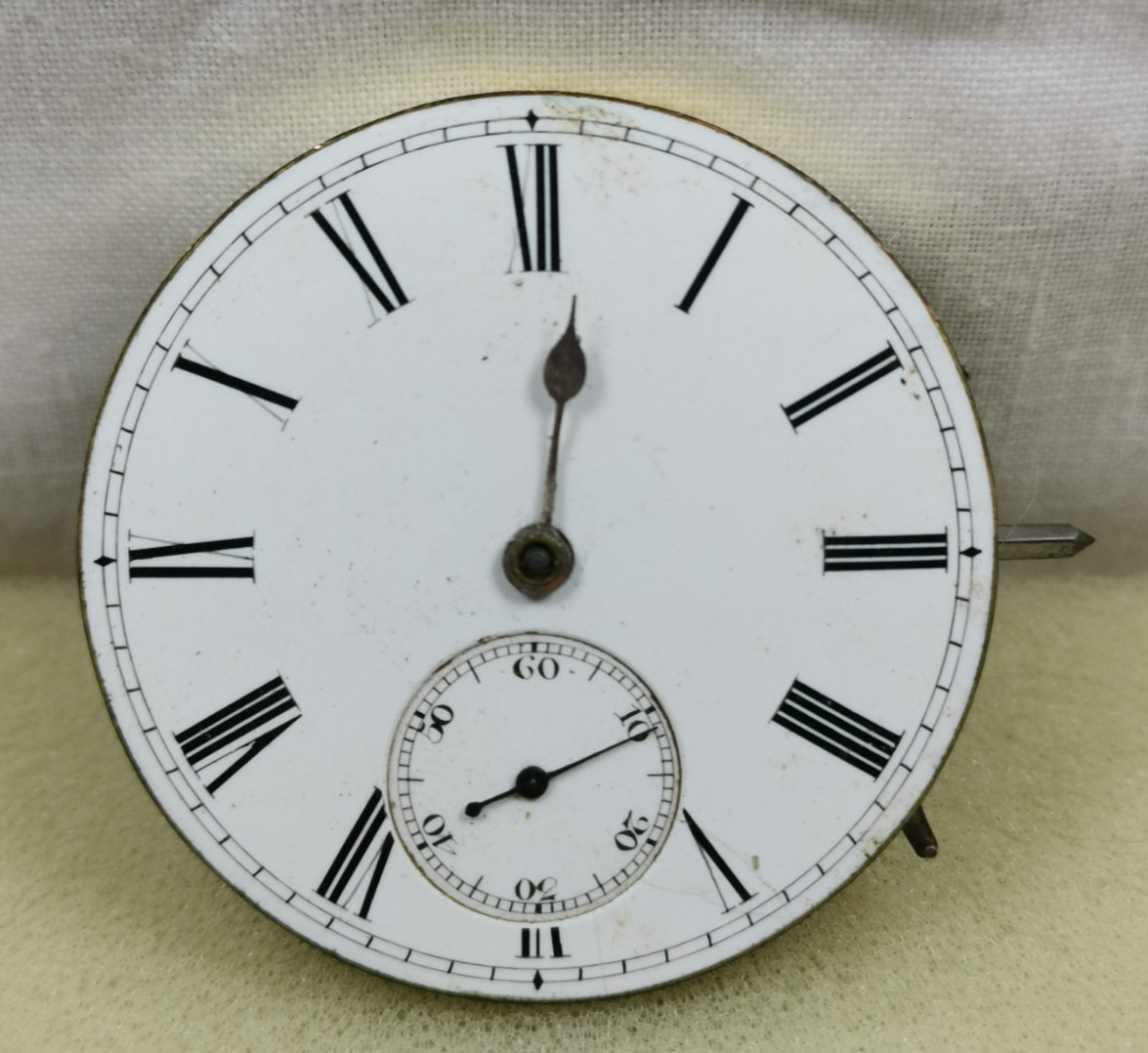 W. Ehrhardt Watch Company London Pocket Watch Movement 41.3 mm Parts/ Repair!
