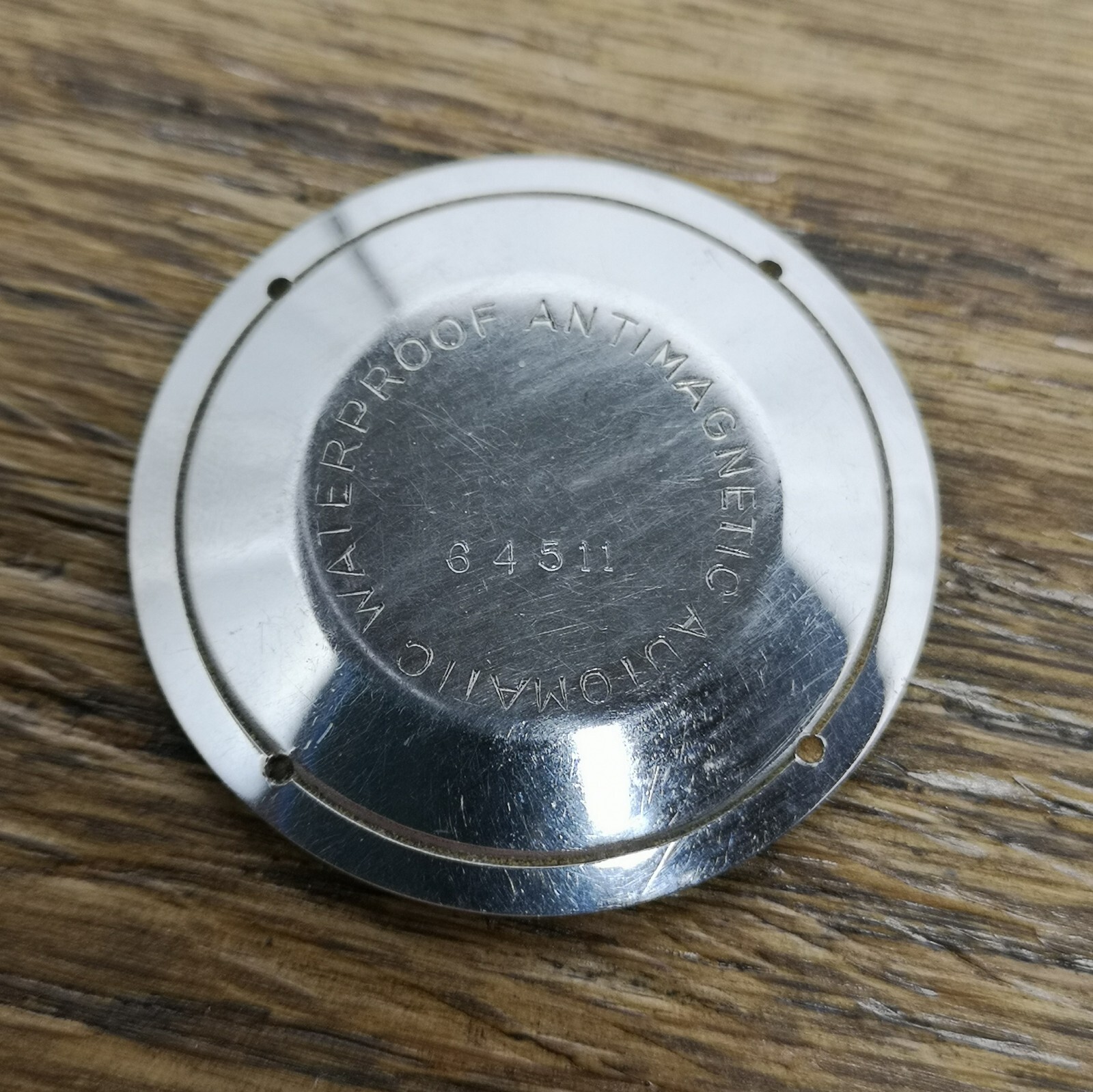 Wakmann Skin Diver Waterproof Watch Case Back Part 32mm (CQ80)