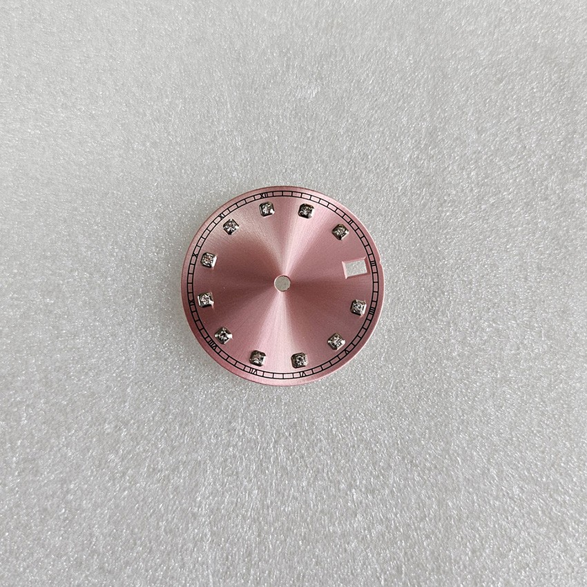 28.5MM Silver Edge Watch Dial for Japan NH35/NH36 Movement