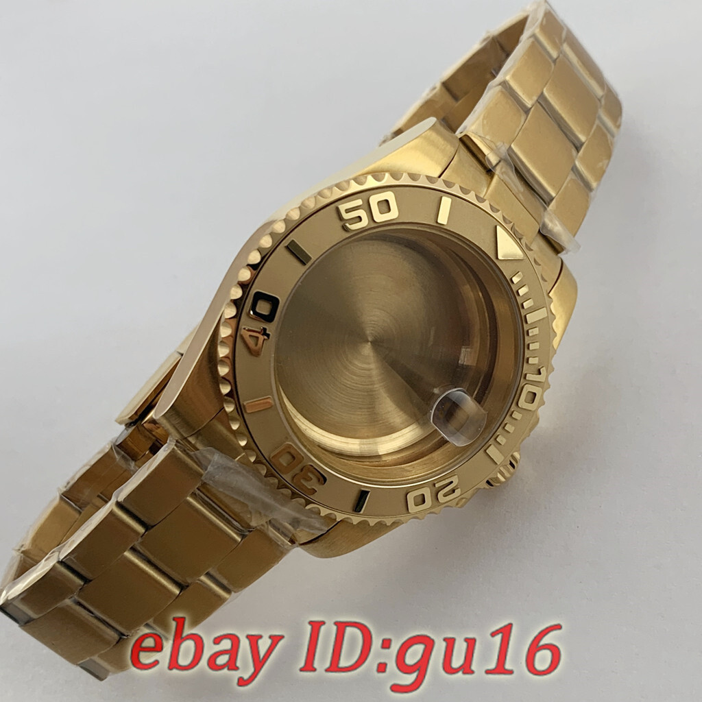 40mm Ceramic bezel Watch Case Fit NH34 NH35 NH36 ETA 2824/2836 Miyota82 Series