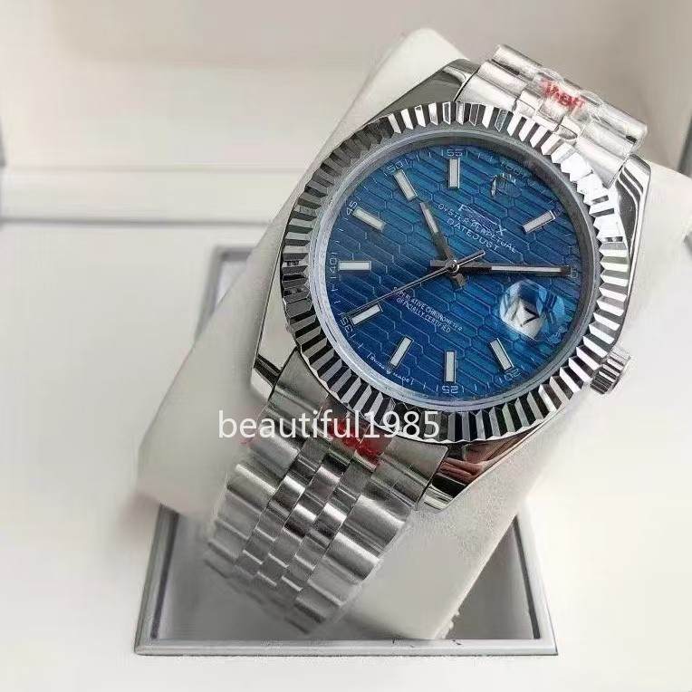 DIY Watch Part Kit for Datejust 2824 41mm Two tone Case+Dial+Hands+Steel Strap