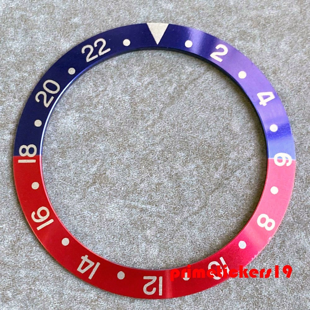 36.5mm*29.2mm Aluminum/Ceramic/Sapphire Material Bezel Insert Ring Watch Parts