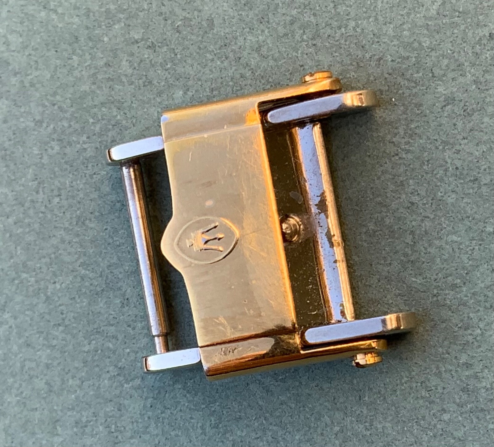 MASERATI Genuine Gold Plated Gold Plated 16mm Deployant Buckle