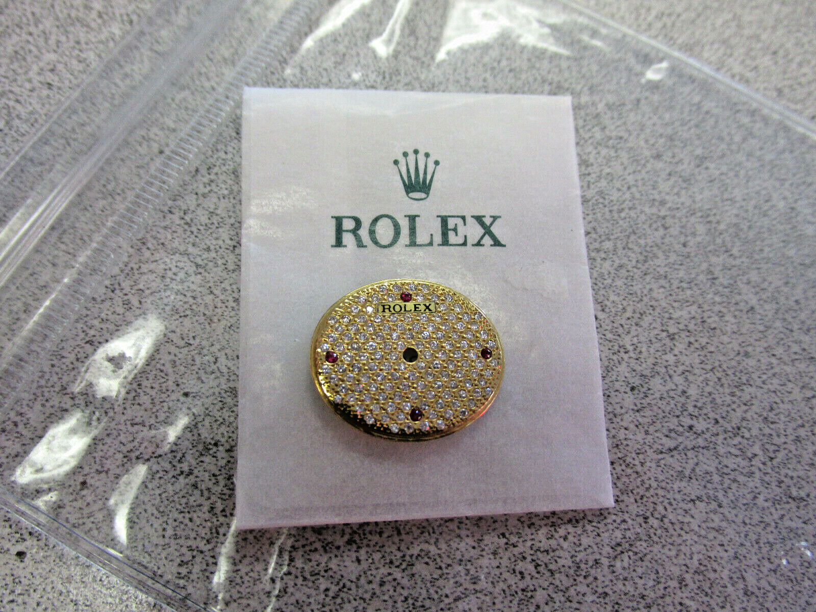 Rolex Factory Diamond & Ruby Dial for Rolex Cellini Woman’s Watch MAKE OFFER