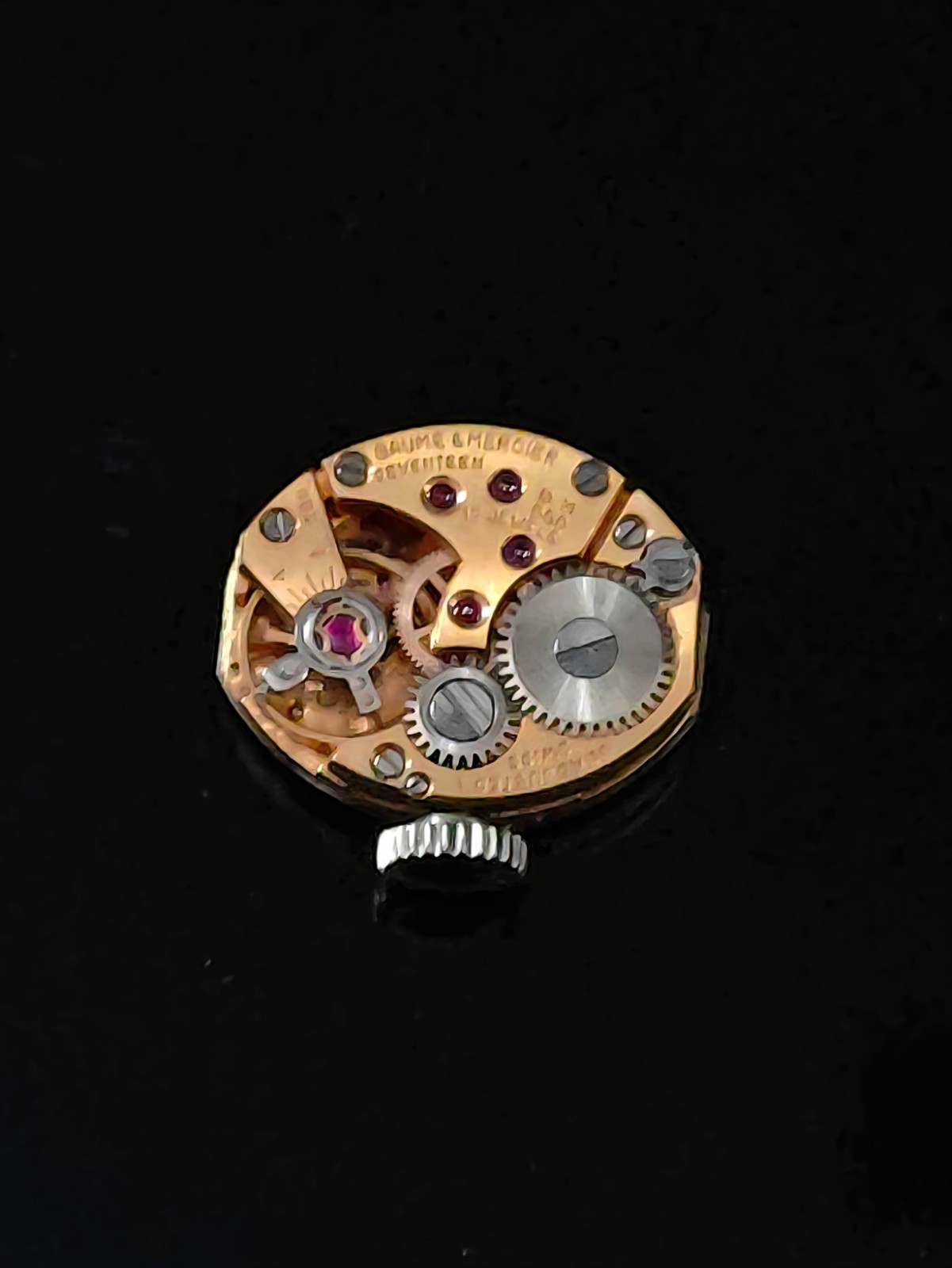 Baume & Mercier Geneve Swiss Vintage Manual Movement 2M 550 Movement Only Works