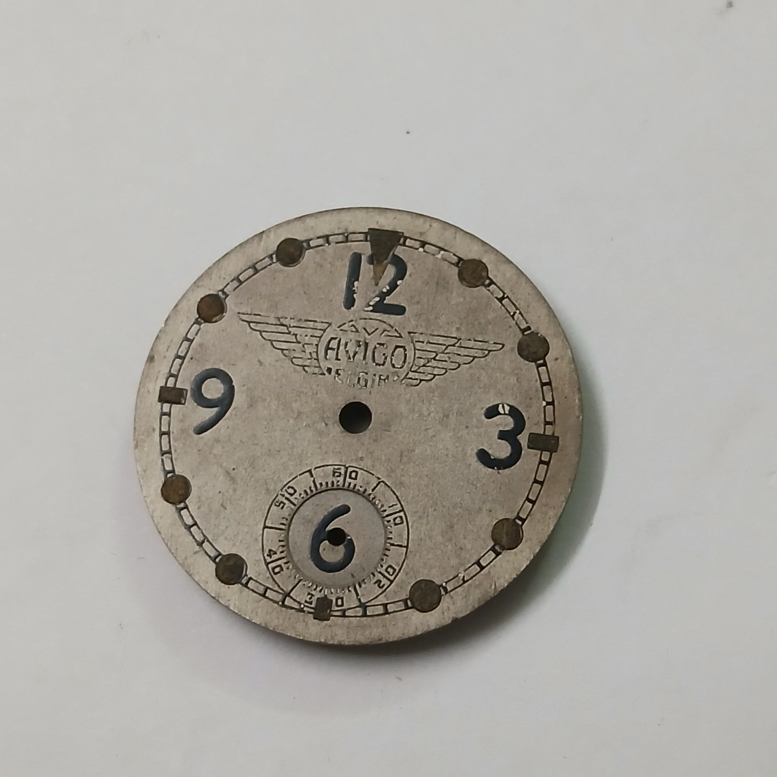 1920’s Elgin Avigo 26mm Watch Dial