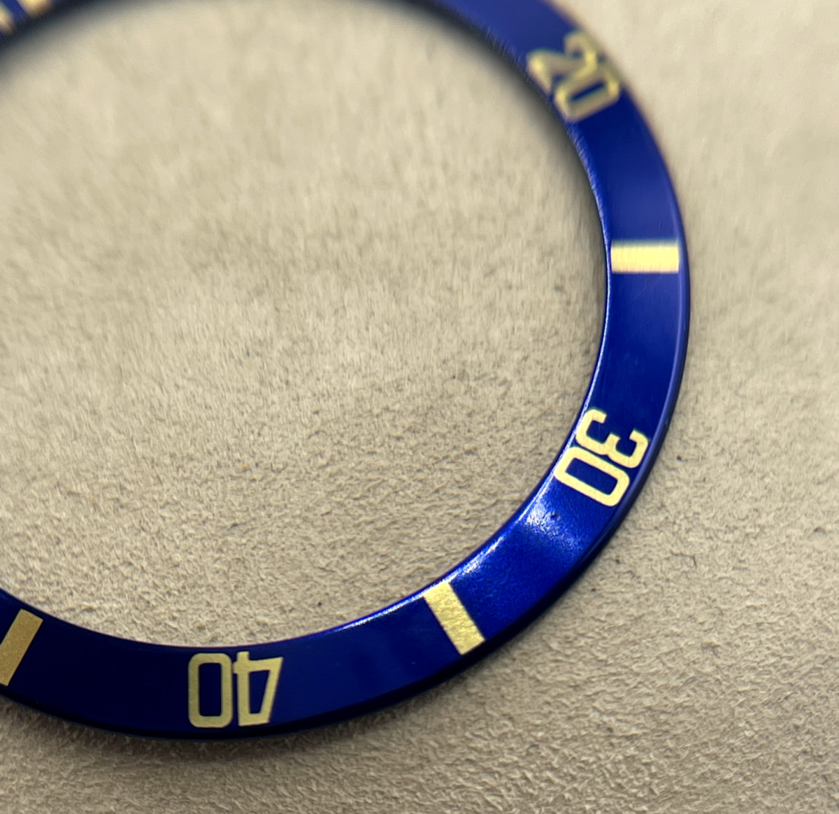 Rolex Submariner 16613 Bezel Insert Blue and Gold B315-16808-182-A1