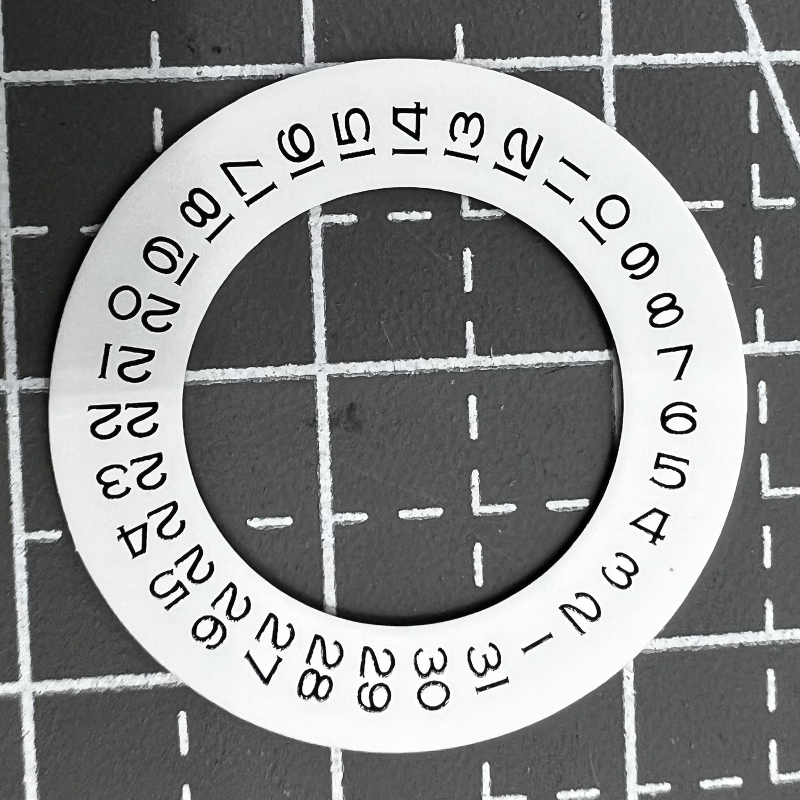2 PIECES Thicken Date Disk Wheel Overlay for Tianjin Seagull 2824 2836 2813 8215