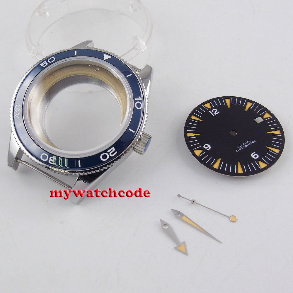 10ATM 41mm Sapphire Glass Watch Case Fit Automatic NH35A NH36A Miyota ETA2824