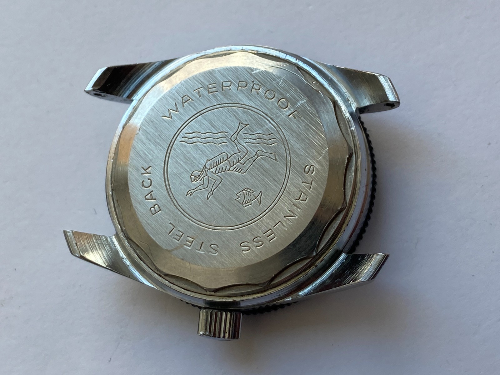 VINTAGE MEN WRIST WATCH SALE FOR PARTS LE ROYAL DIVER SUBMARINE 17 RUBIS