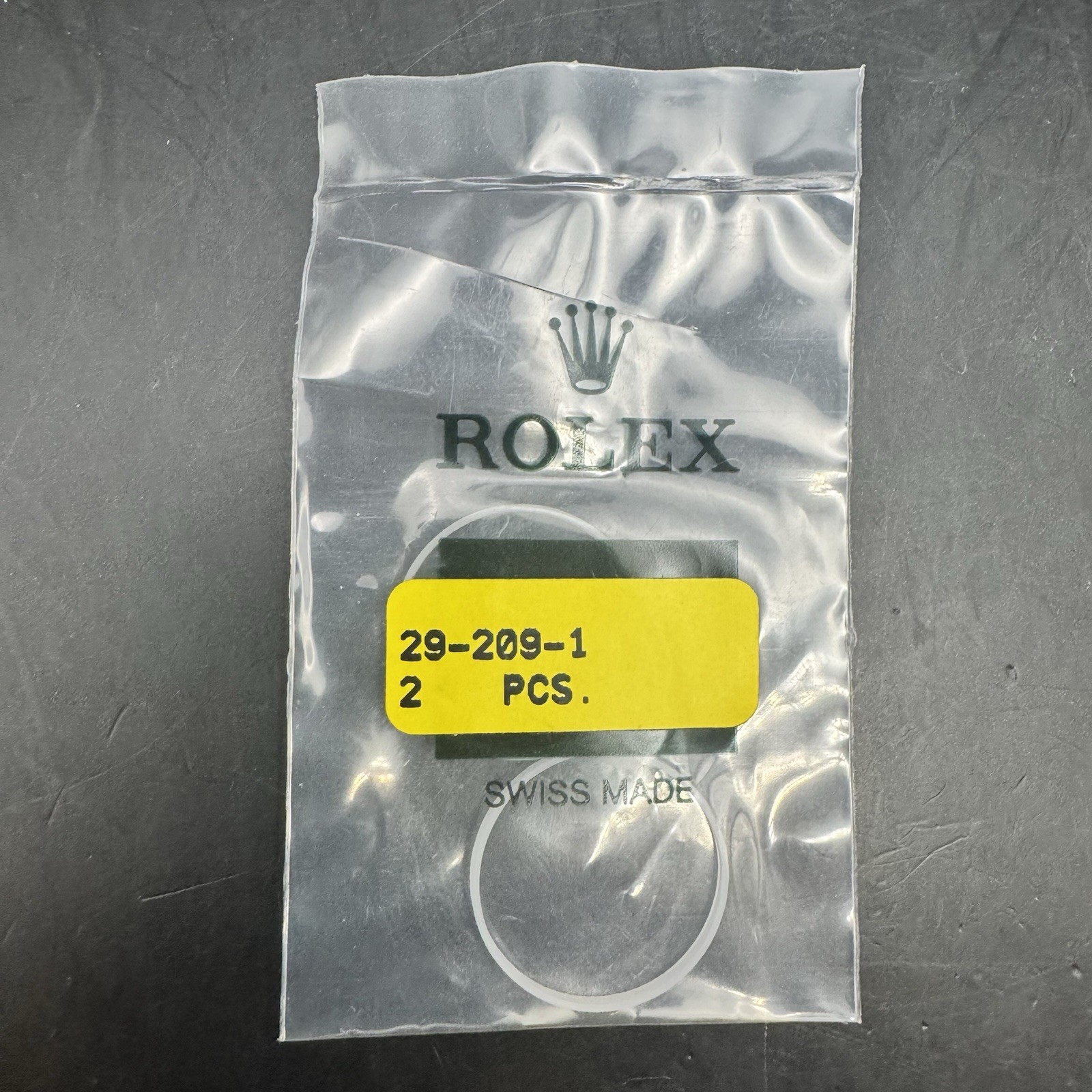 NEW Genuine Rolex Sapphire Crystal Gasket 29-209-1 Teflon Women’s Swiss NOS