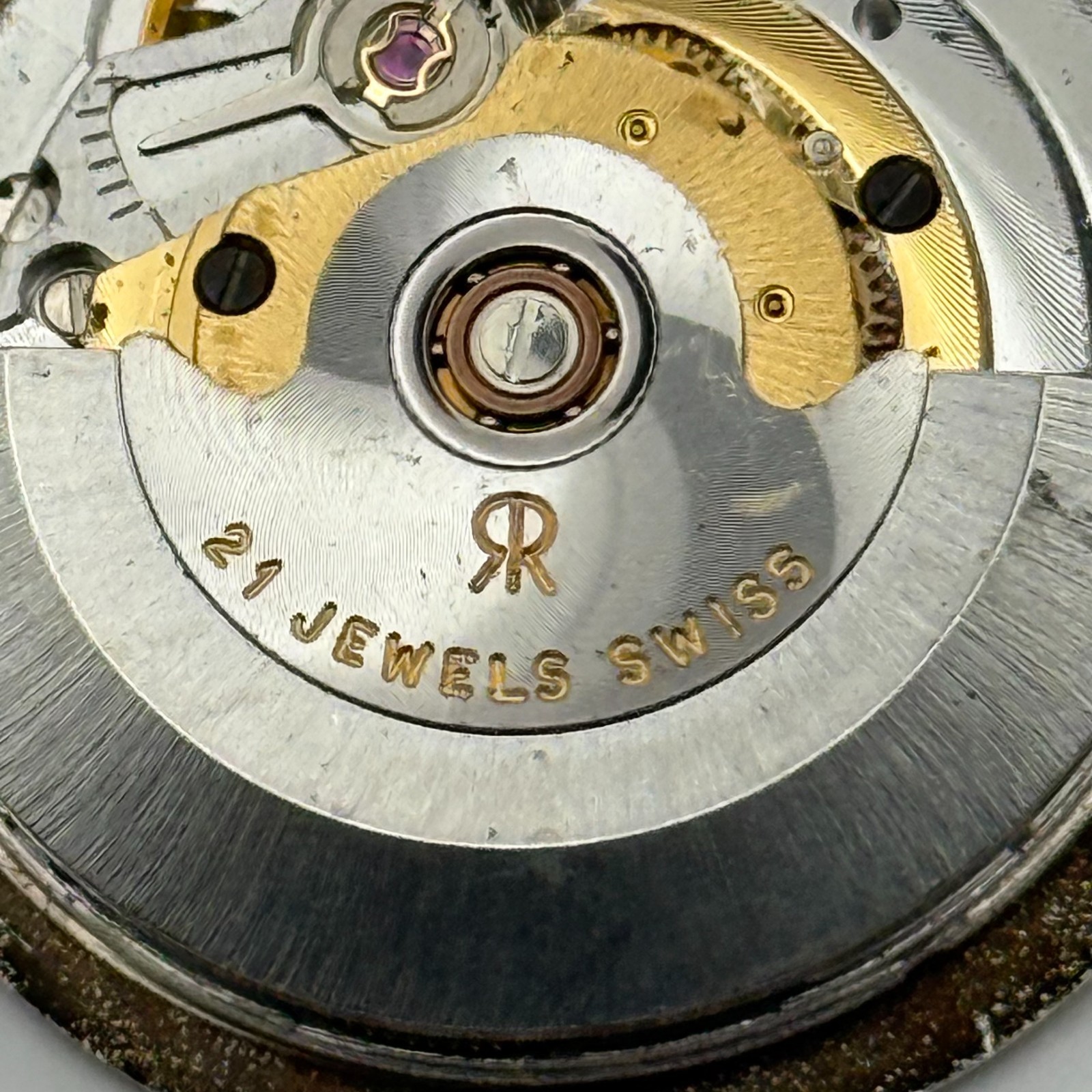 MSR S76-28 Watch Movement Garrard Date Automatic Vintage Parts Repair 25.8mm