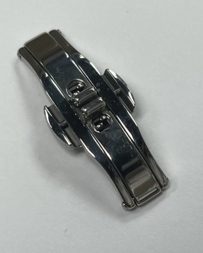 Stainless Steel Push Button Butterfly Deployment Watch Clasp Buckle 4x15mm