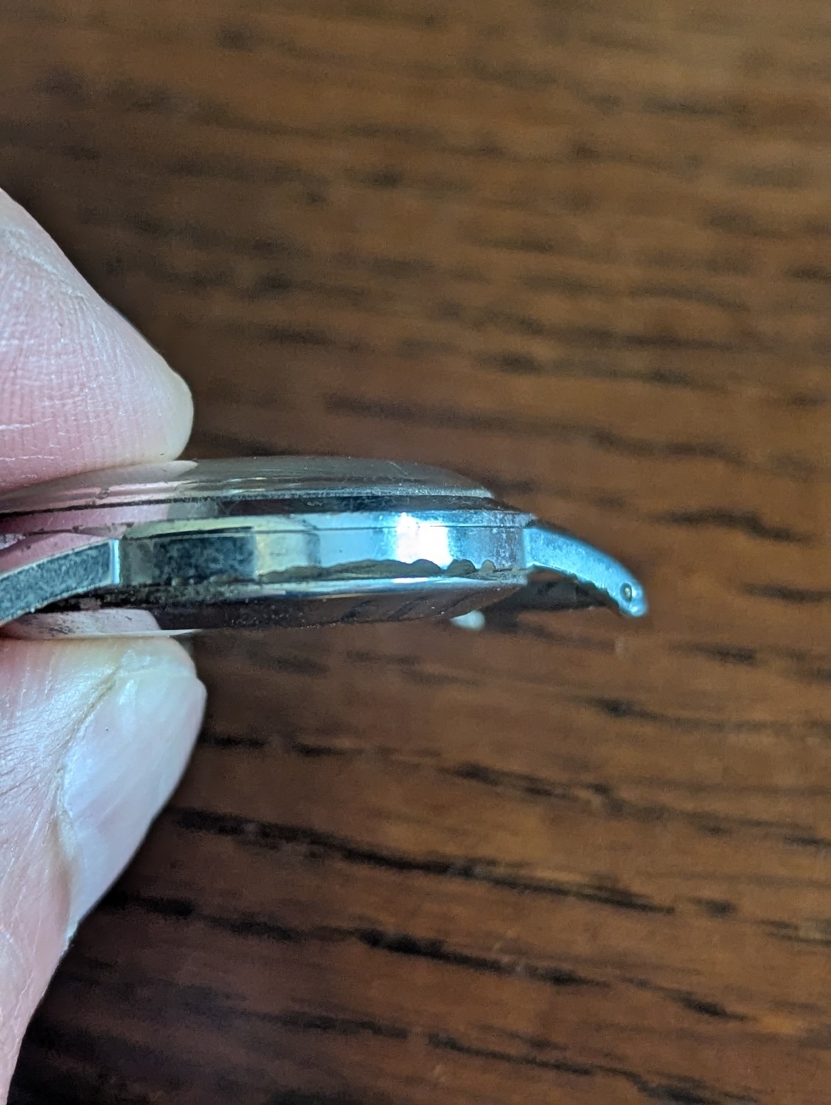 1960s Tissot SeaStar Watch Case, 6743-7, Used Condition, Watchmaker Part #S359