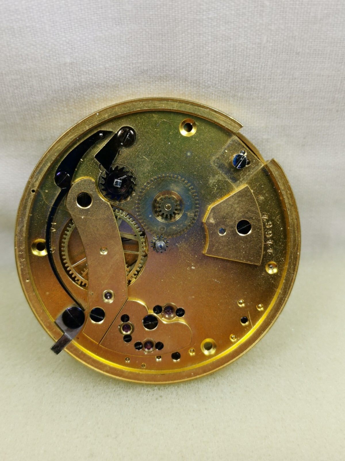 Muirhead & Arthur, Glasgow British Pocket Watch Movement 42.5 mm. Repair/Parts