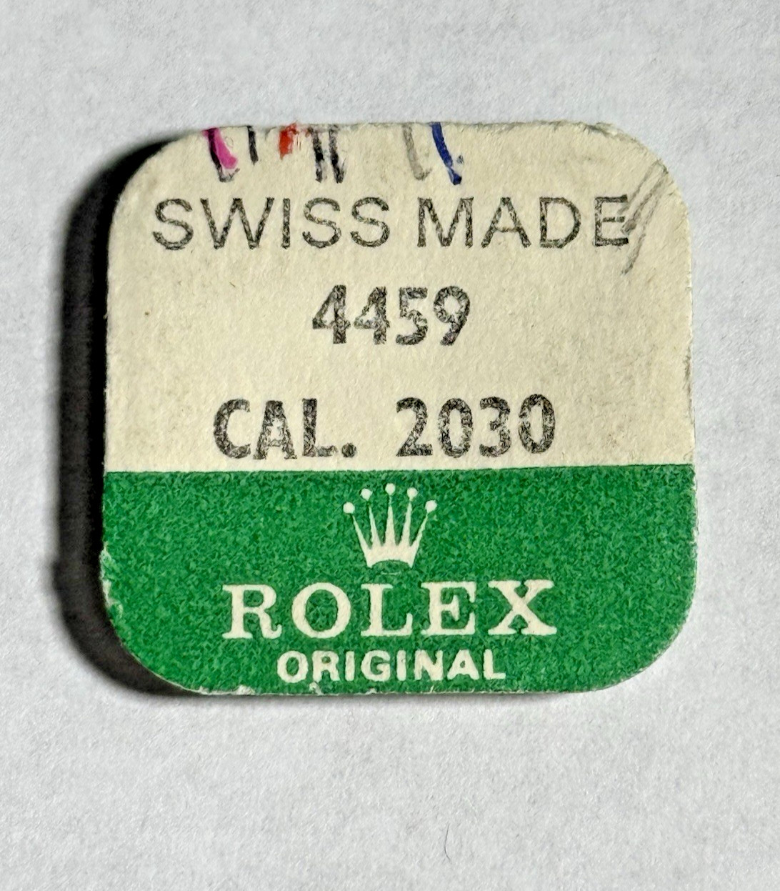 Genuine Rolex Plate for Balance Stop Spring Cal 2030 / 2035 Part 4459 NOS SEALED