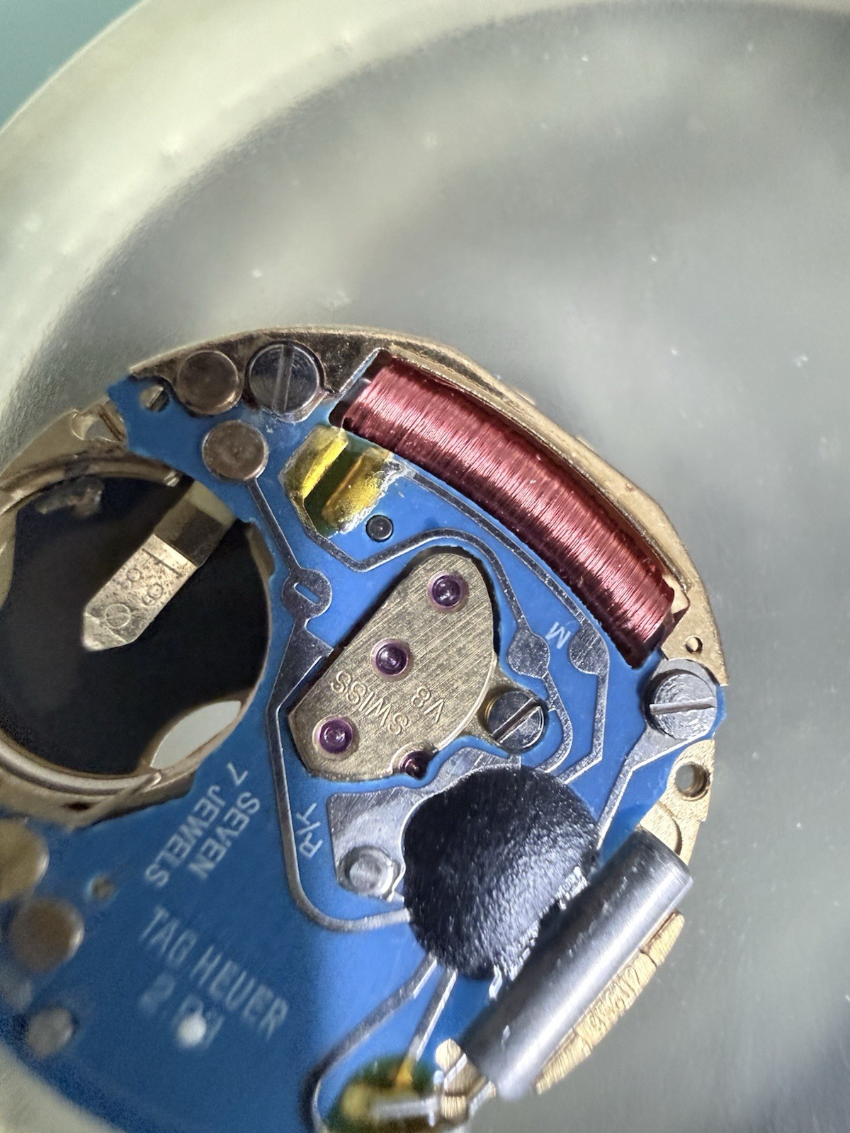 ETA Tag Heuer 956.112 vintage Watch Movement For Parte Or Repair