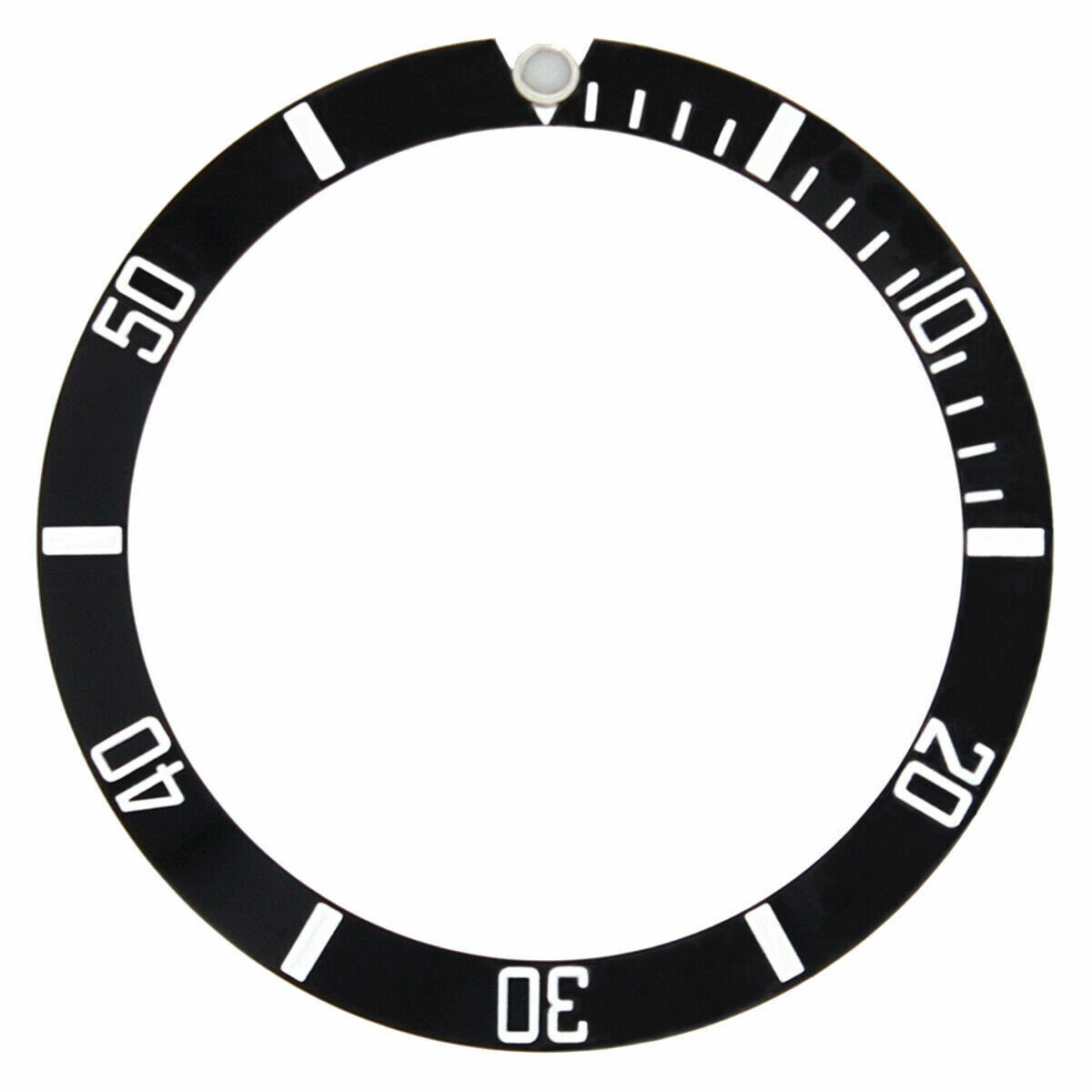 Bezel Insert For Rolex Plastic Submariner 1680, 5512, 5513, 5517 Black