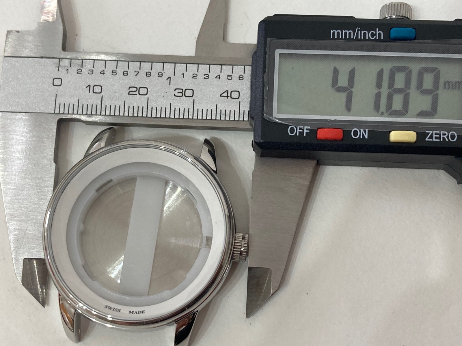 SPARE PARTS ACCESSORY STEEL CASE PHILIP WATCH CARIBE NEW.13