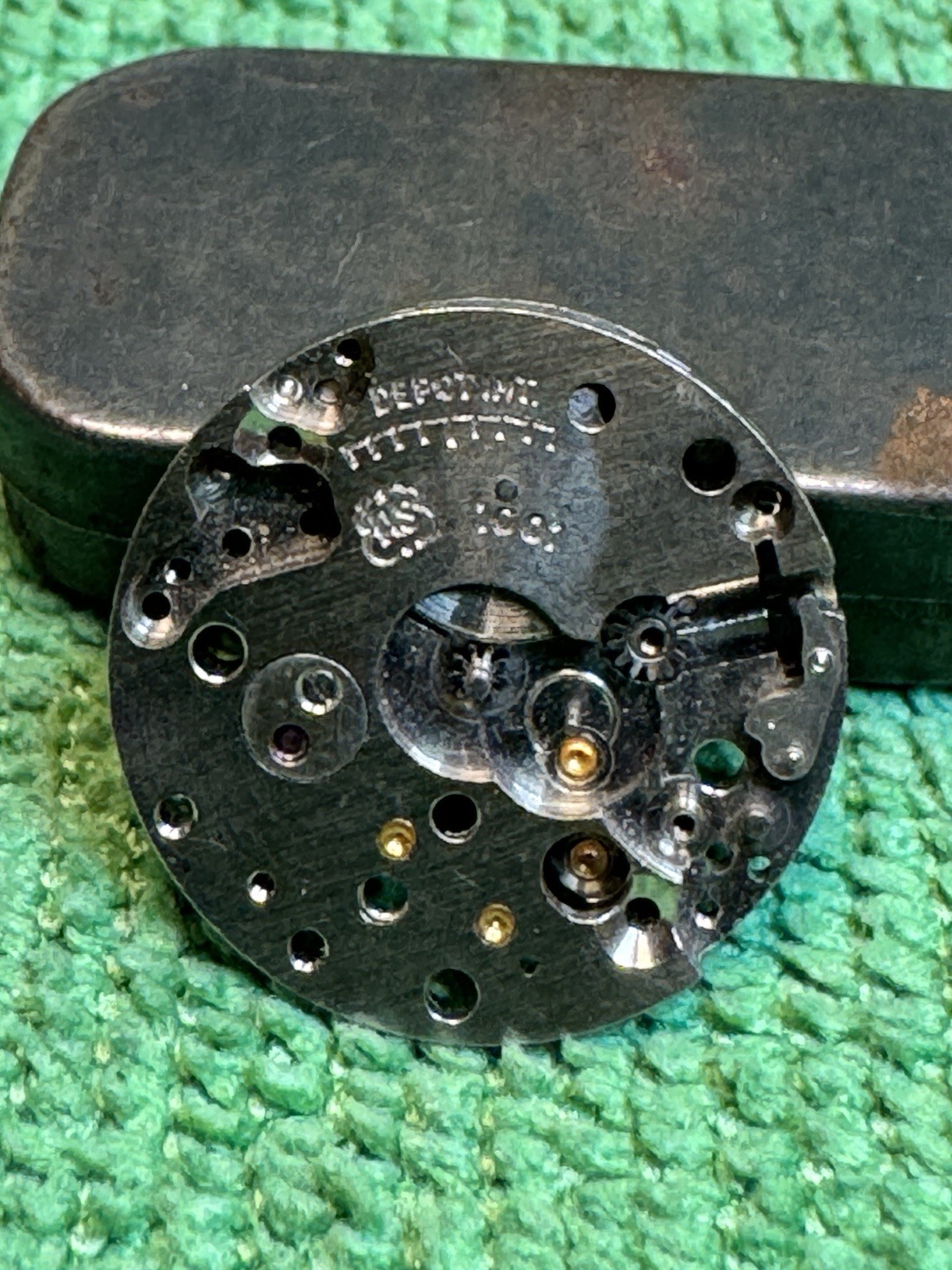 Depot International AS 1001 Movement 7 Jewel For Parts Or Repair
