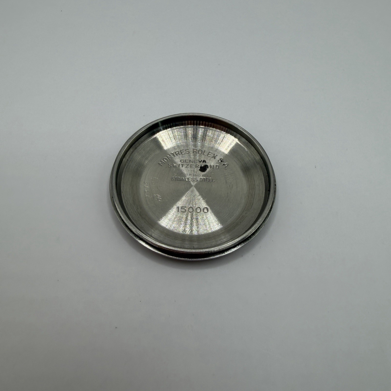 Vintage Rolex Case Back For Oyster Perp. Date 1500 Fits 34mm Ref 15000