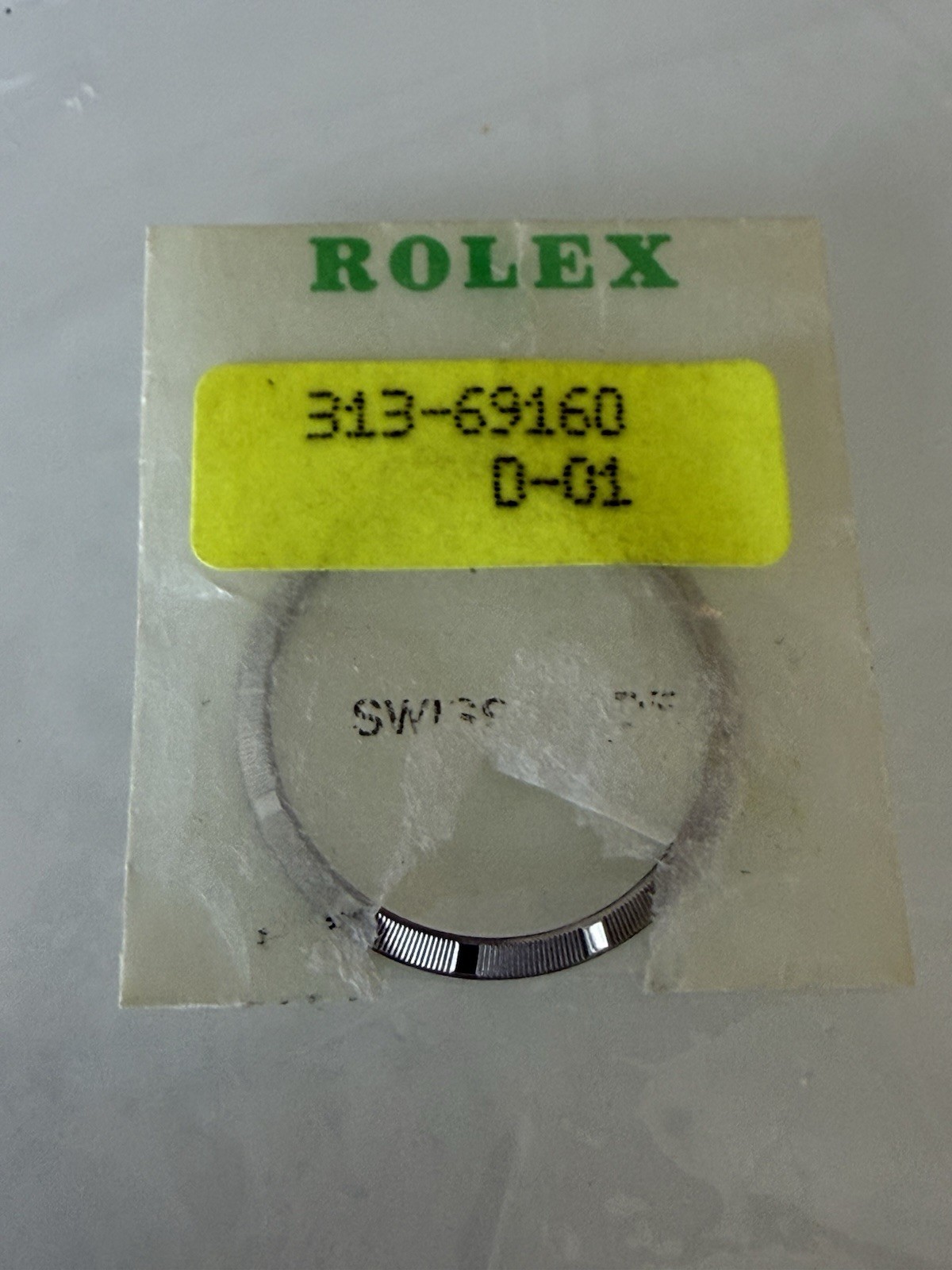 ROLEX STEEL ENGINE-TURNED BEZEL FOR 69160 69174 69240 1.95MM