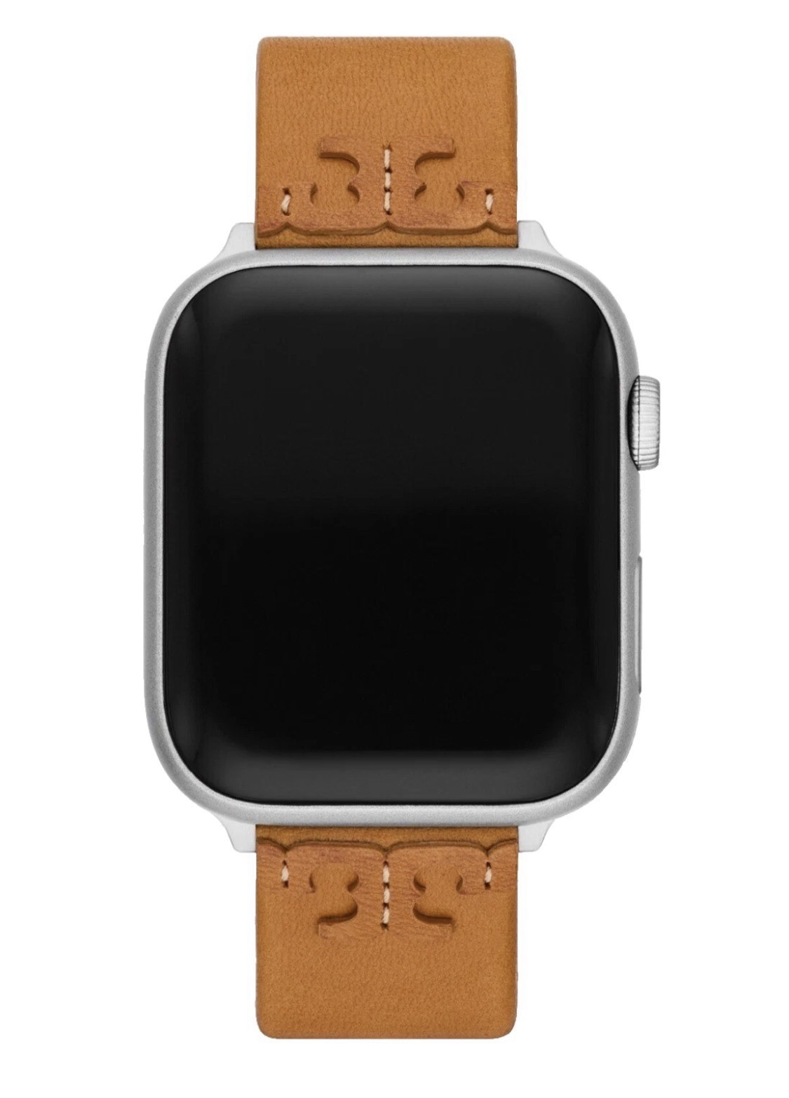TORY BURCH MCGRAW TBS0100E LEATHER 38-45MM CAMELLO BROWN APPLE WATCH STRAP BAND