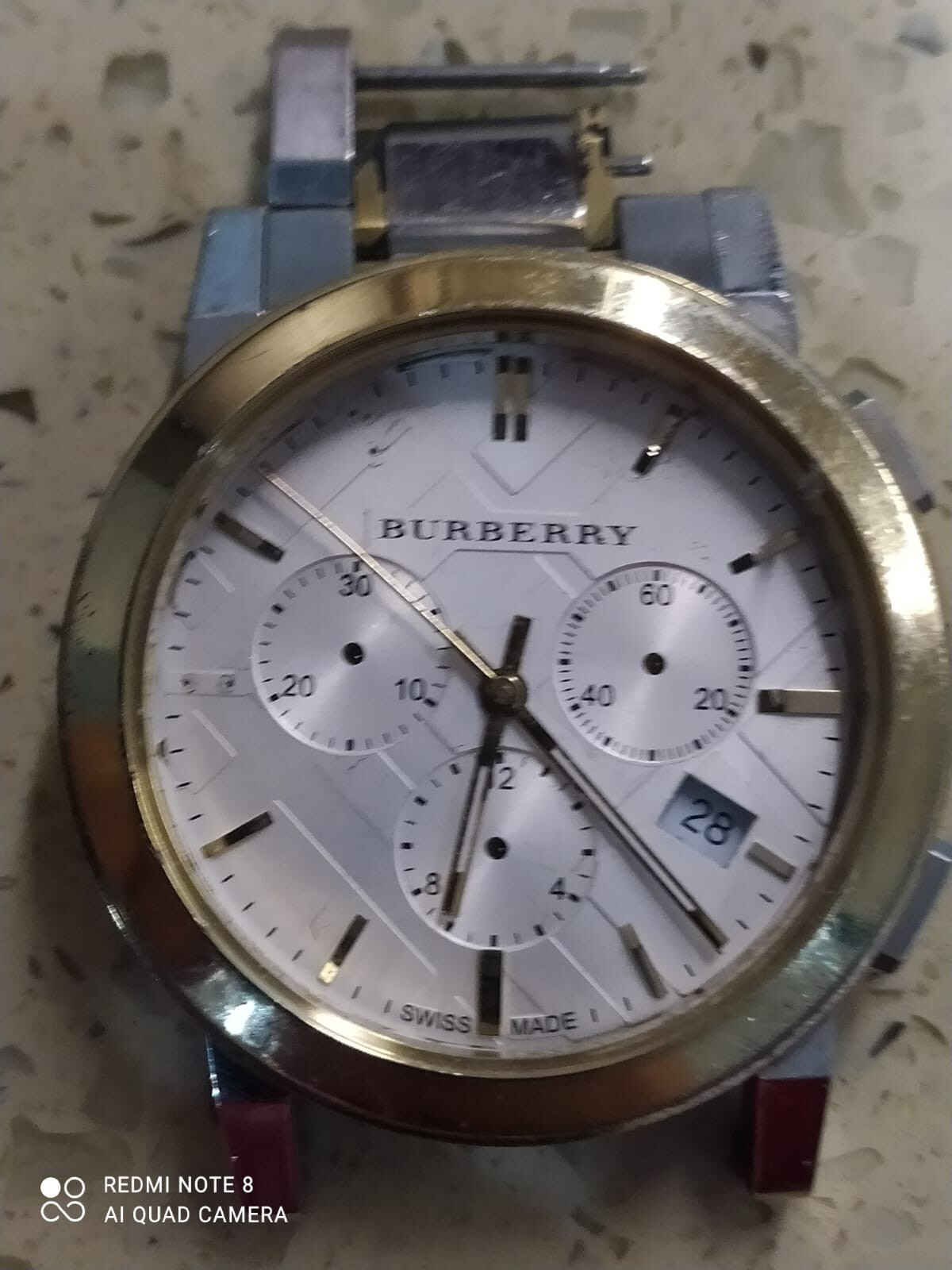 Burberry REF. BU9751 Watch Working For Parts Used