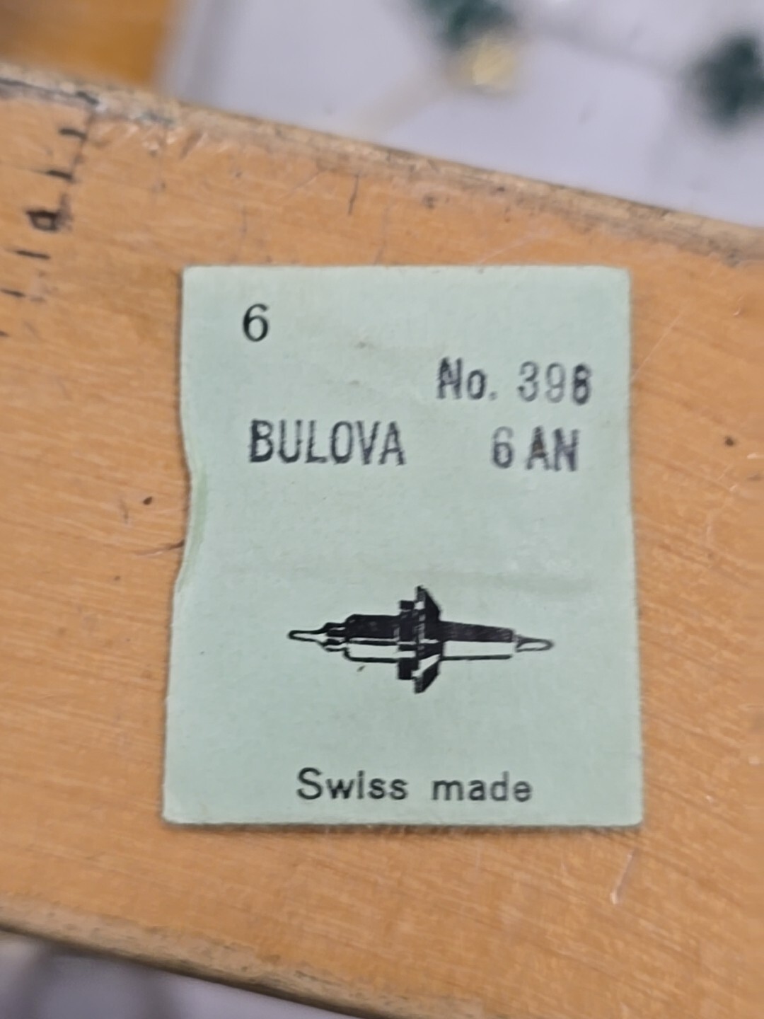 Bulova 6 AN Balance Axle Balance Staff (1pcs) Vintage Nos