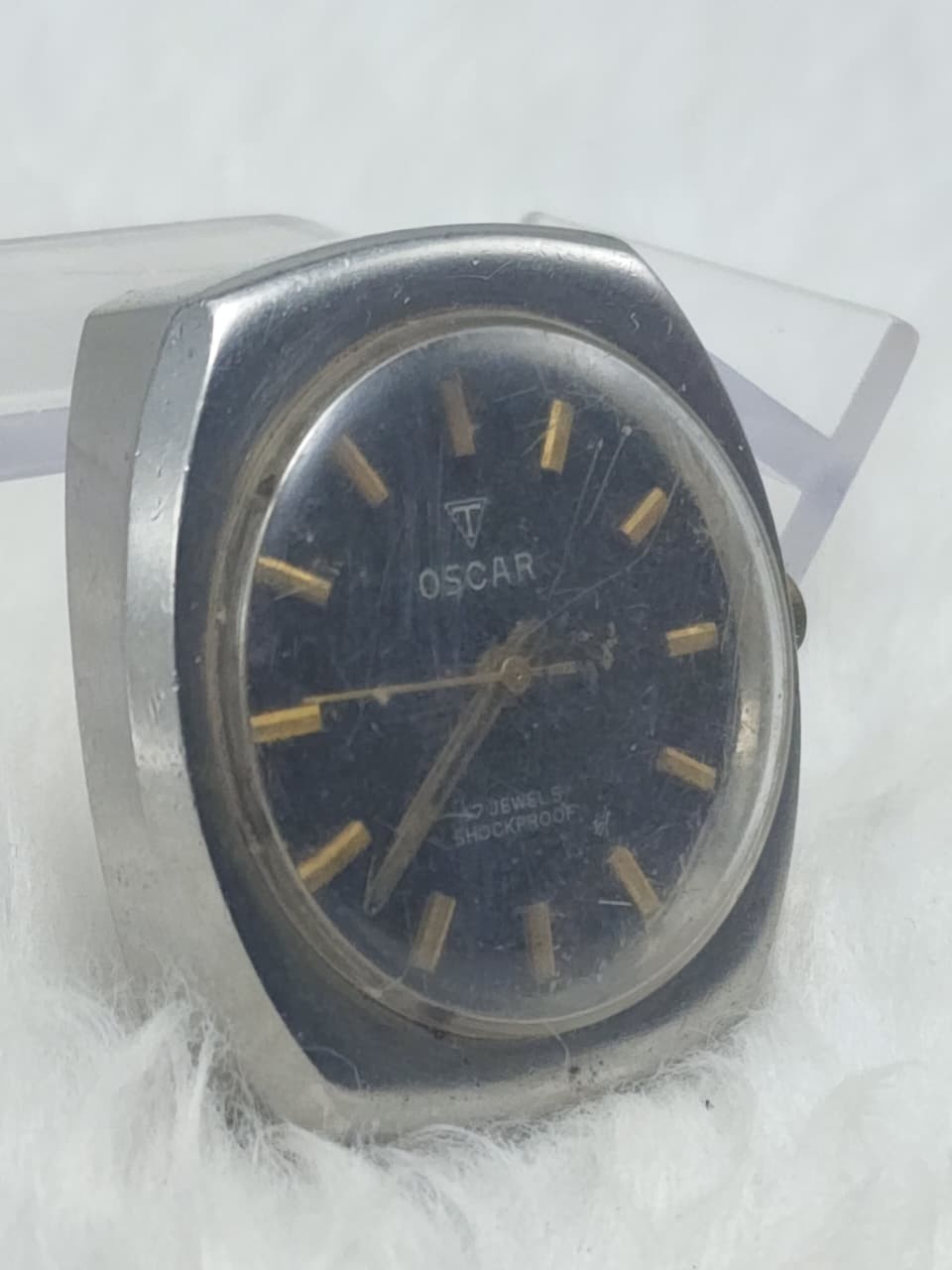OSCAR Vintage Mechanical Watch 17 Jewels Shockproof Stainless Steel–Repair/Parts