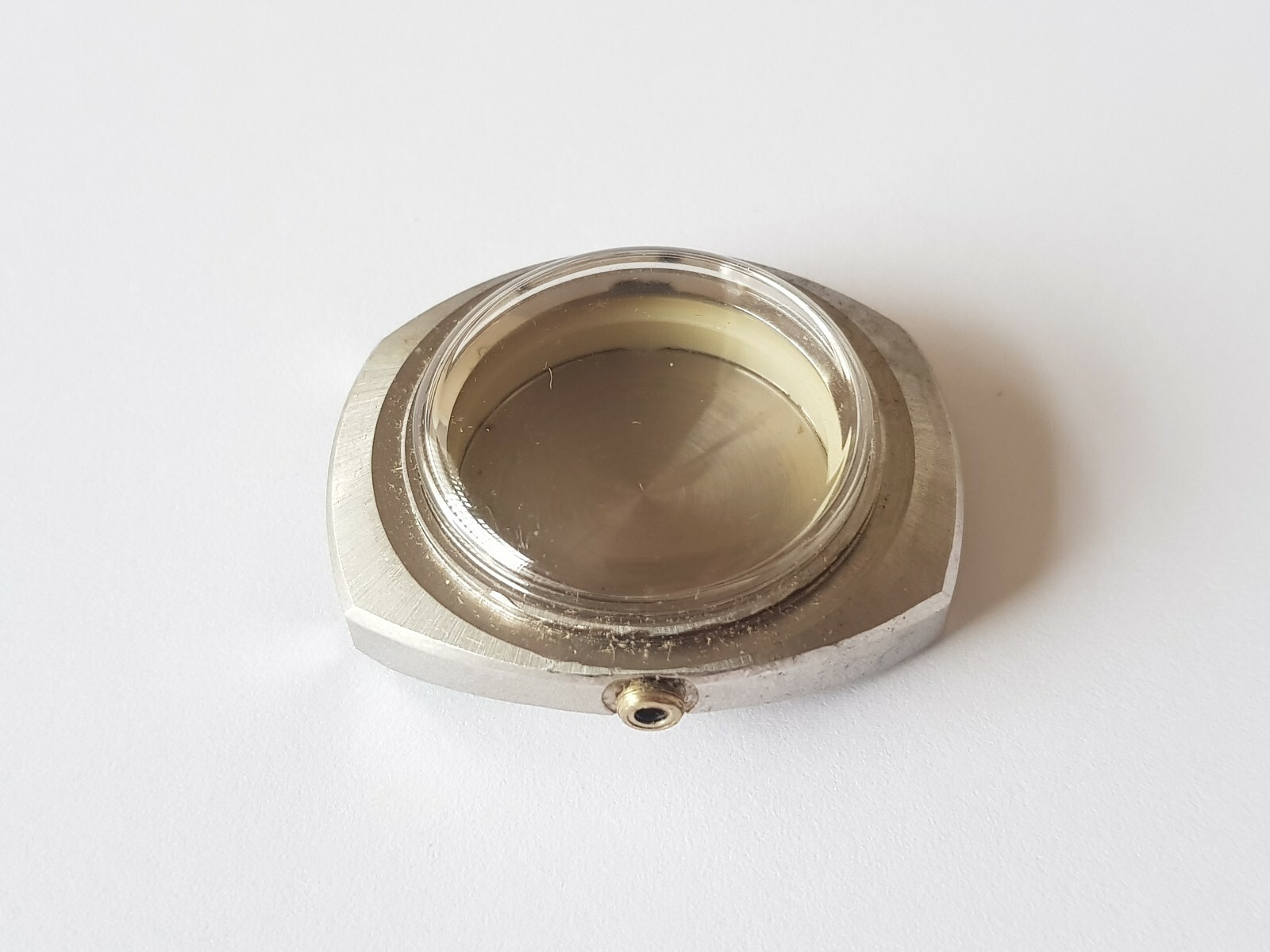 Stainless Steel Watch Case Swiss Made 11 1/2 Ligne