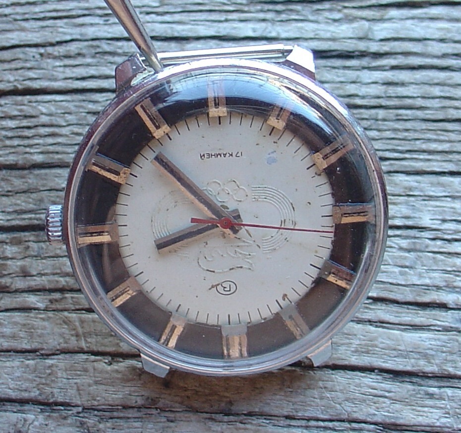 SOVIET RUSSIAN COLLECTIBLE WOSTOK (VOSTOK) – OLYMPICS – 1980 WATCH serviced